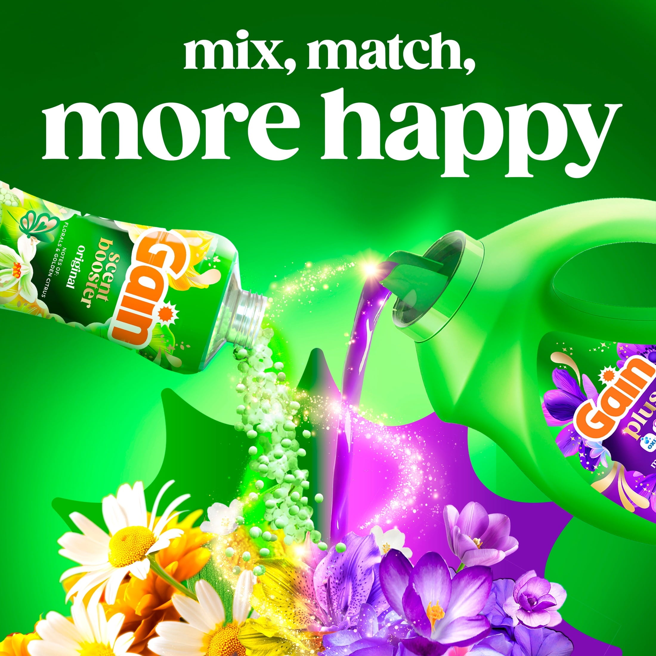 Gain Plus Liquid Laundry Detergent - Now with Odor Defense + OXI, Moonlight Breeze Scent, 99 fl oz, 75 Loads