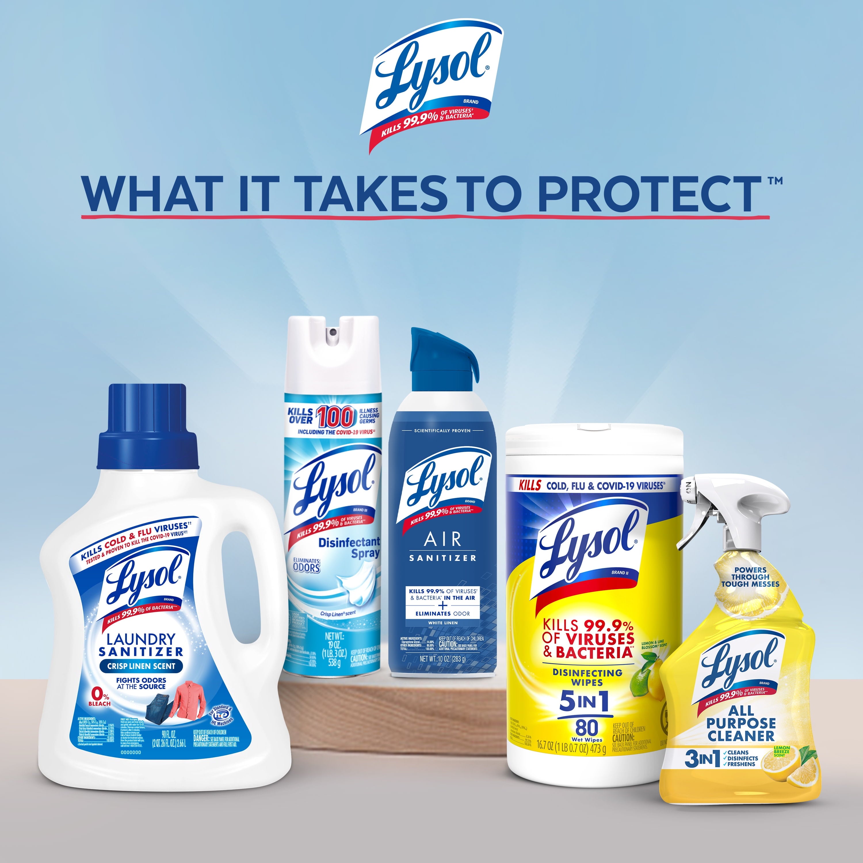 Lysol Power Limescale Remover Bathroom Cleaner Spray - Hard Water Stain Remover, Disinfecting Multipurpose Cleaner, 0% Bleach, Atlantic Fresh Scent, 32 fl oz