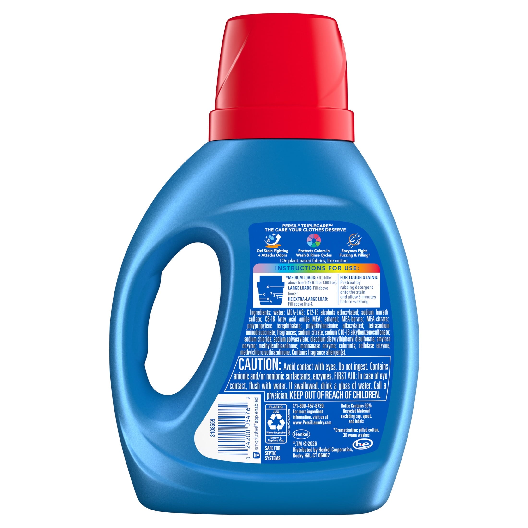 Persil Advanced Clean Oxi+Odor Fighter Liquid Laundry Detergent - 34 fl oz, 20 Loads