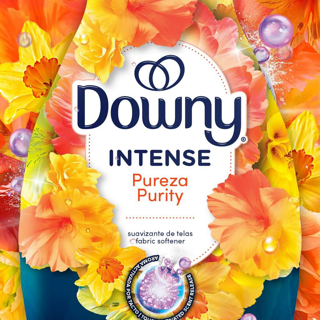 🌼💧Downy Intense Liquid Fabric Softener - Purity Scent, 32 fl oz. 44 Loads 🧺