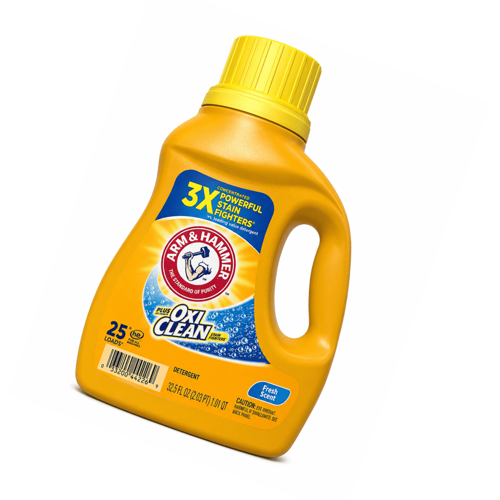 Arm & Hammer Plus OxiClean Liquid Laundry Detergent with OxiClean - Fresh Scent, 32.5 fl oz, 25 Loads