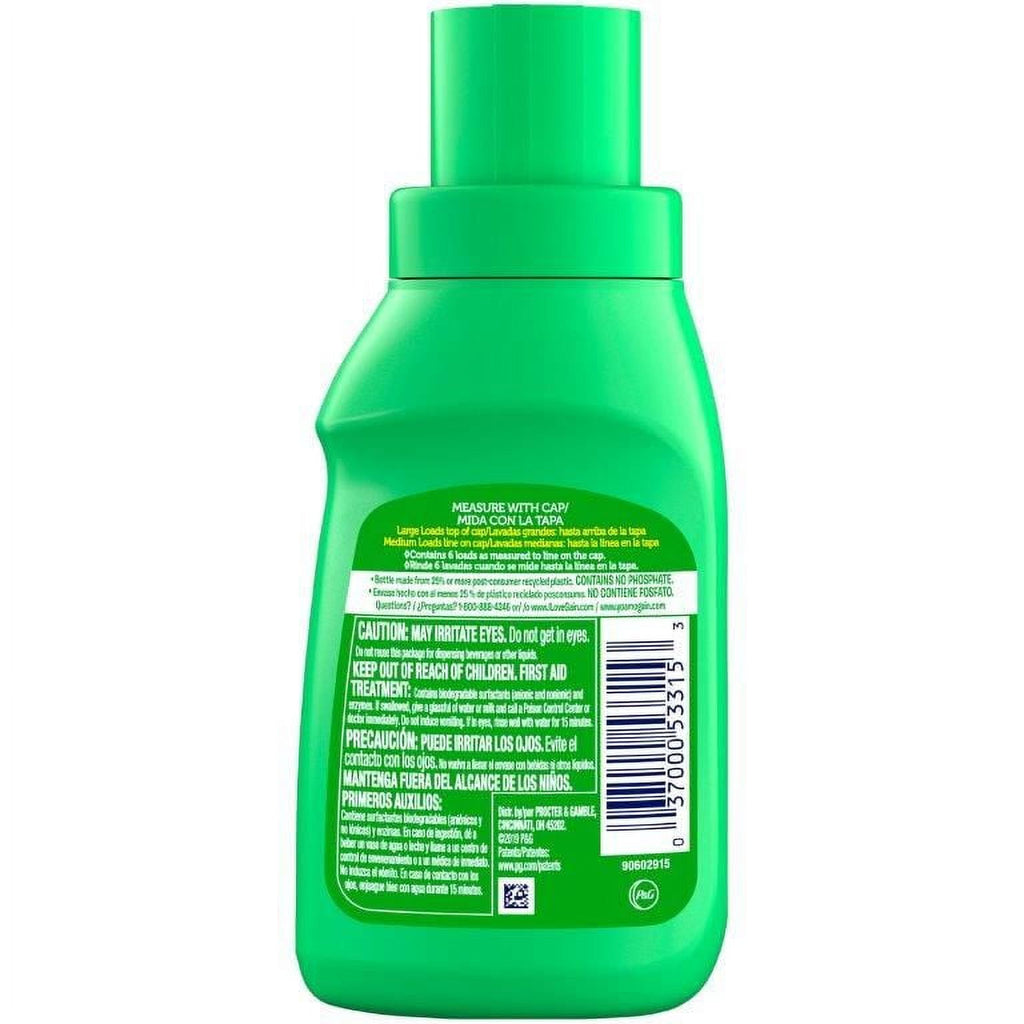 Gain Liquid Laundry Detergent - Blissful Breeze, 10 Fl Oz, 6 Loads