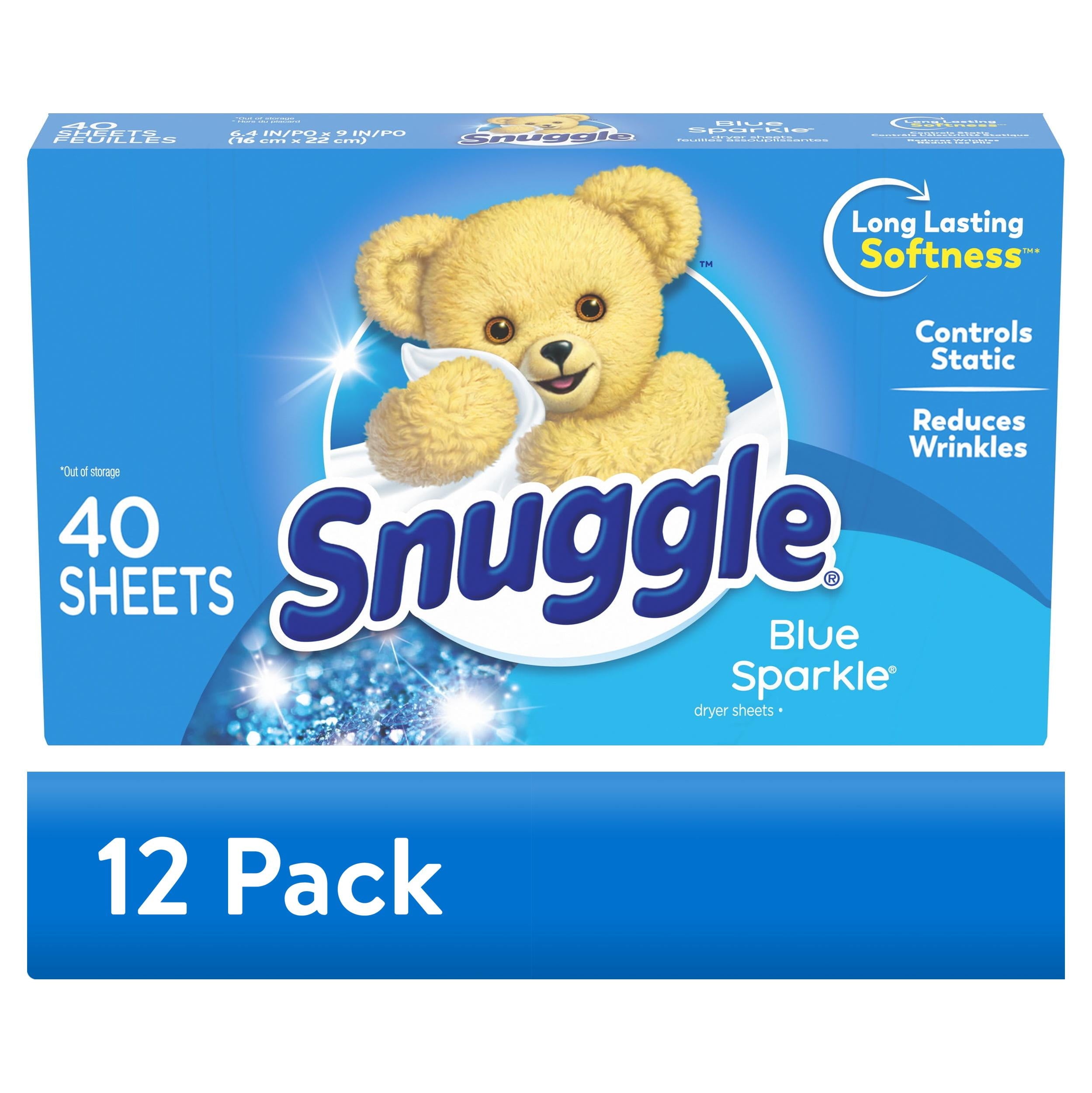 Snuggle CB451088 12 x 40 in. Snuggle Fresh Scent Fabric Softener Sheet - 12-Pack