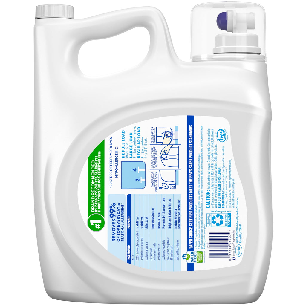 all Free Clear Liquid Laundry Detergent - 184.5 oz, 123 Loads