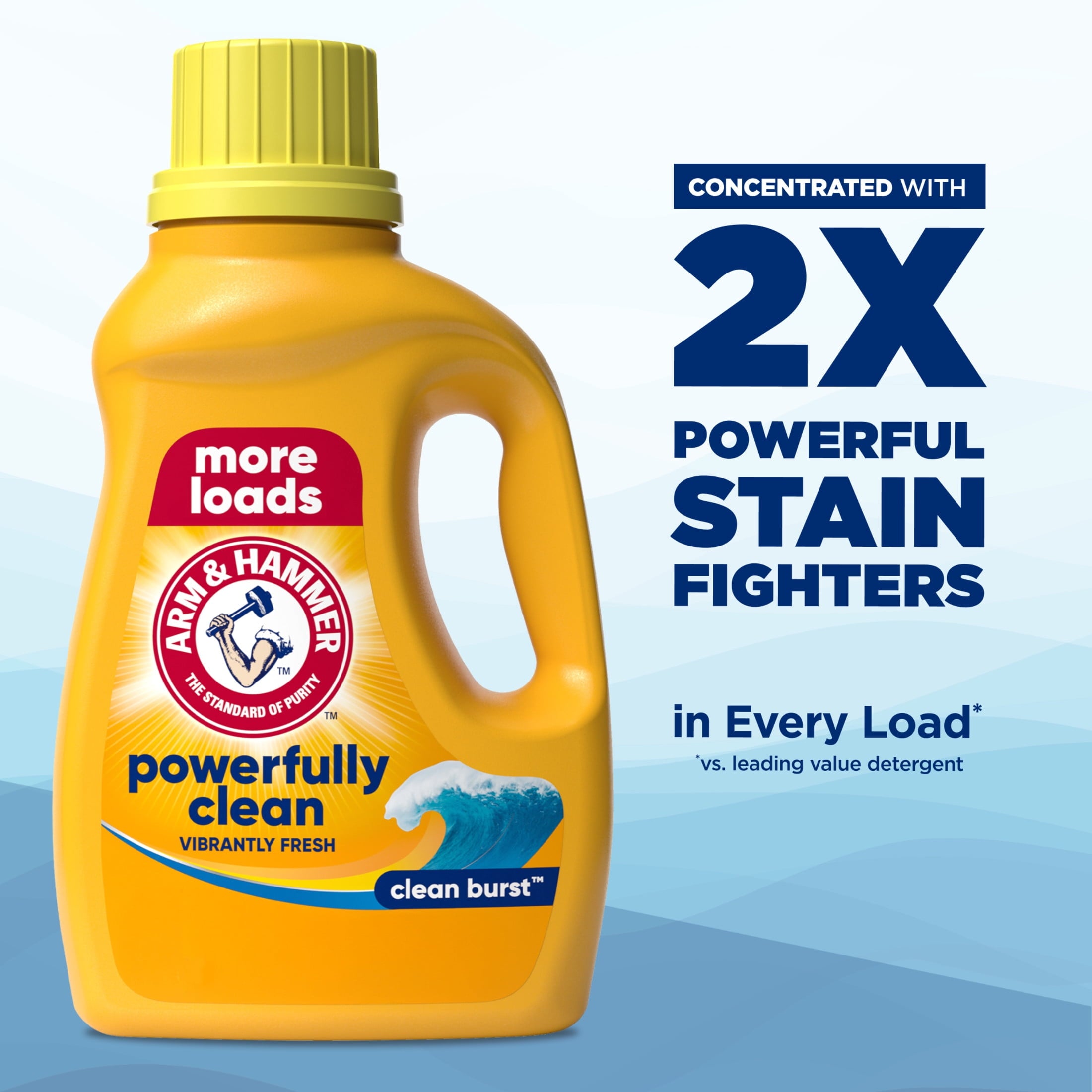 ARM & HAMMER Clean Burst Liquid Laundry Detergent - 110 Loads, 110 fl oz - 4-Pack