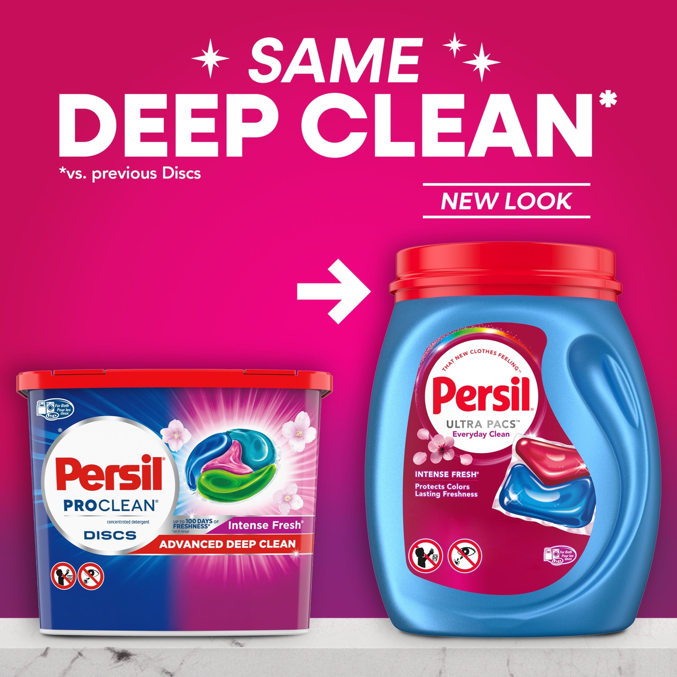 Persil Deep Clean Laundry Detergent Ultra Pacs - Intense Fresh, 66 Count