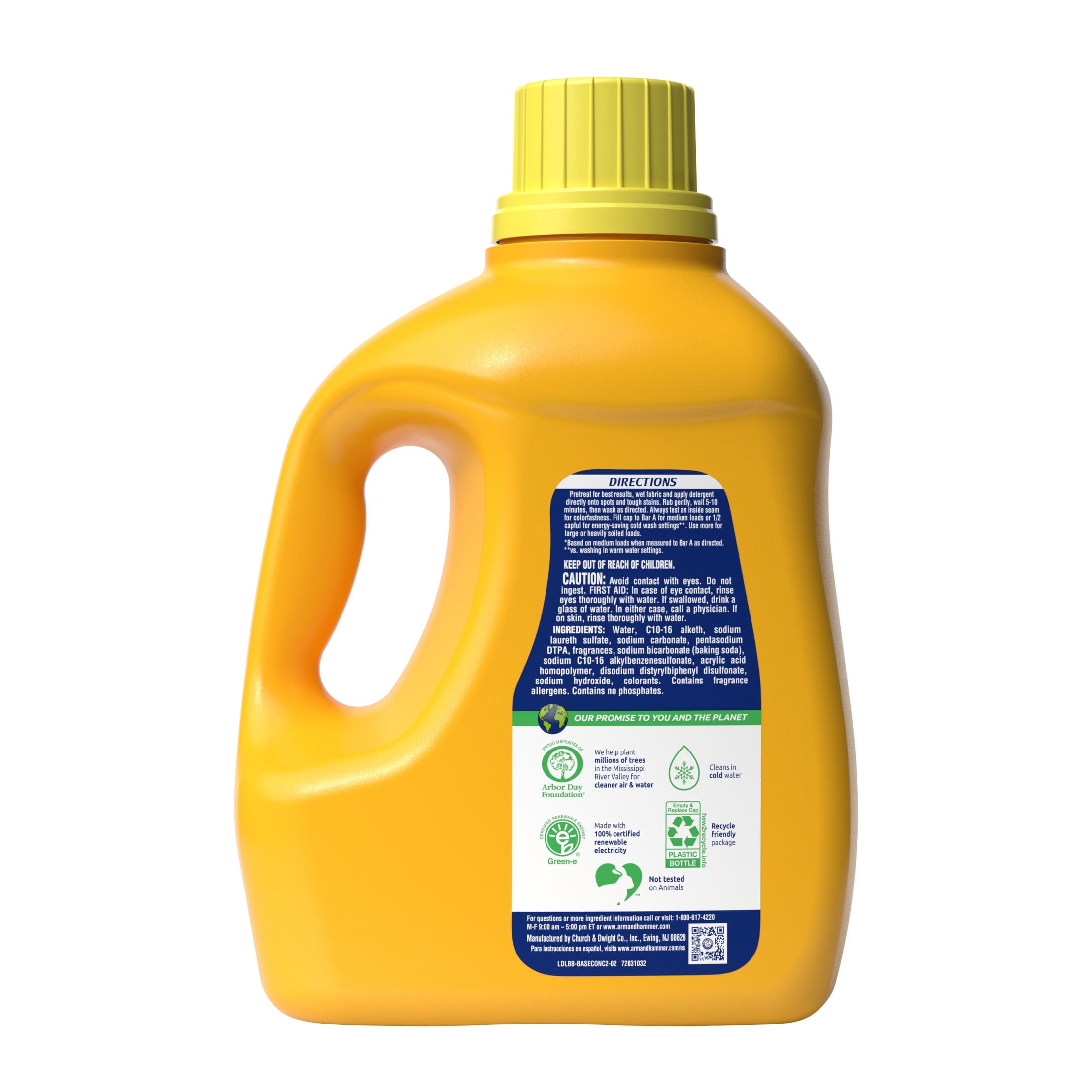 ARM & HAMMER Clean Burst Liquid Laundry Detergent - 110 Loads, 110 fl oz - 4-Pack