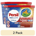 Persil Discs Laundry Detergent Pacs - Oxi, 15 Count - 2-Pack