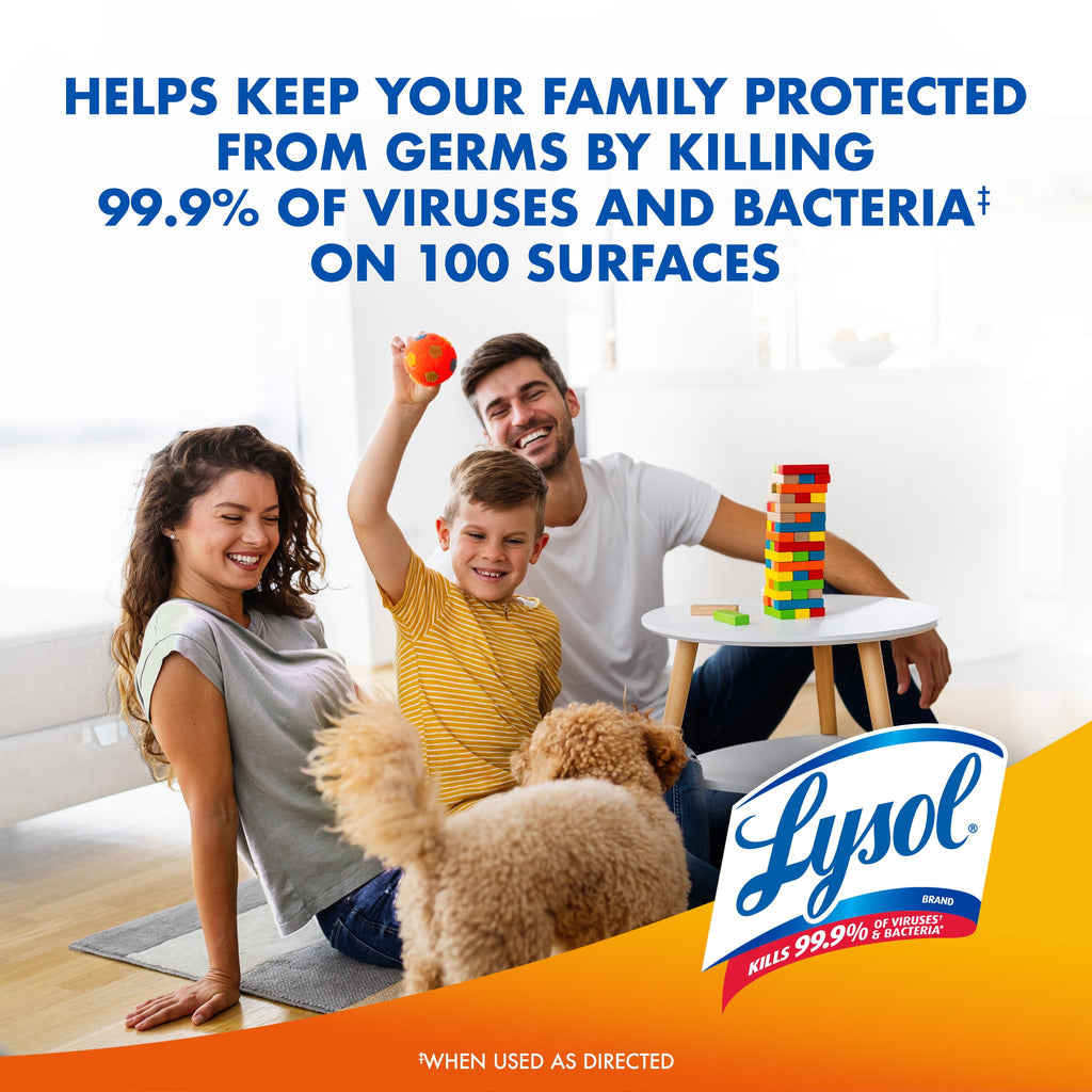 Lysol Disinfectant Sanitizing and Antibacterial Spray for Deodorizing - Mango & Hibiscus, 12.5 oz