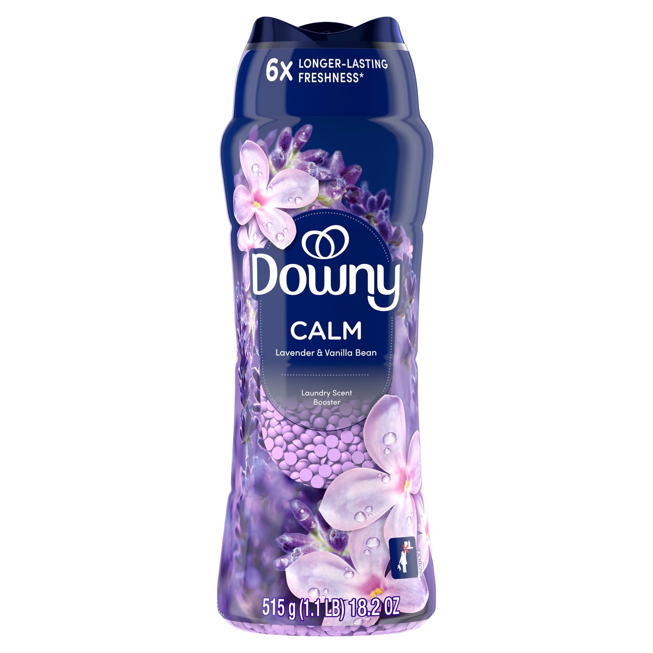 Downy Laundry Scent Beads - In-Wash Scent Booster, Infusions Calm Lavender and Vanilla Bean Scent, 18.2 oz