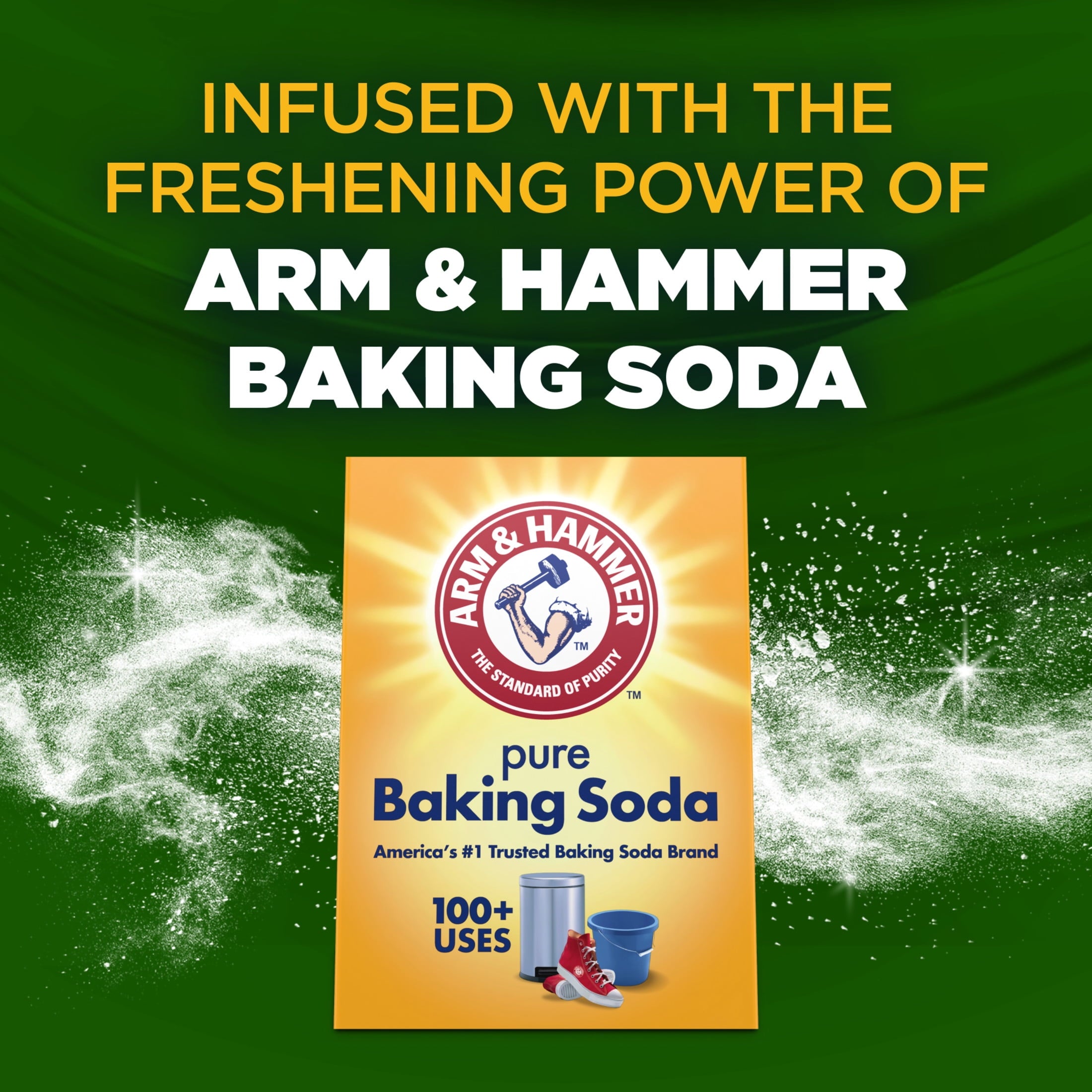 ARM & HAMMER Clean Scentsations Scent Booster - Laundry Beads Alternative, Clean Meadow scent, 24 Oz - 4-Pack