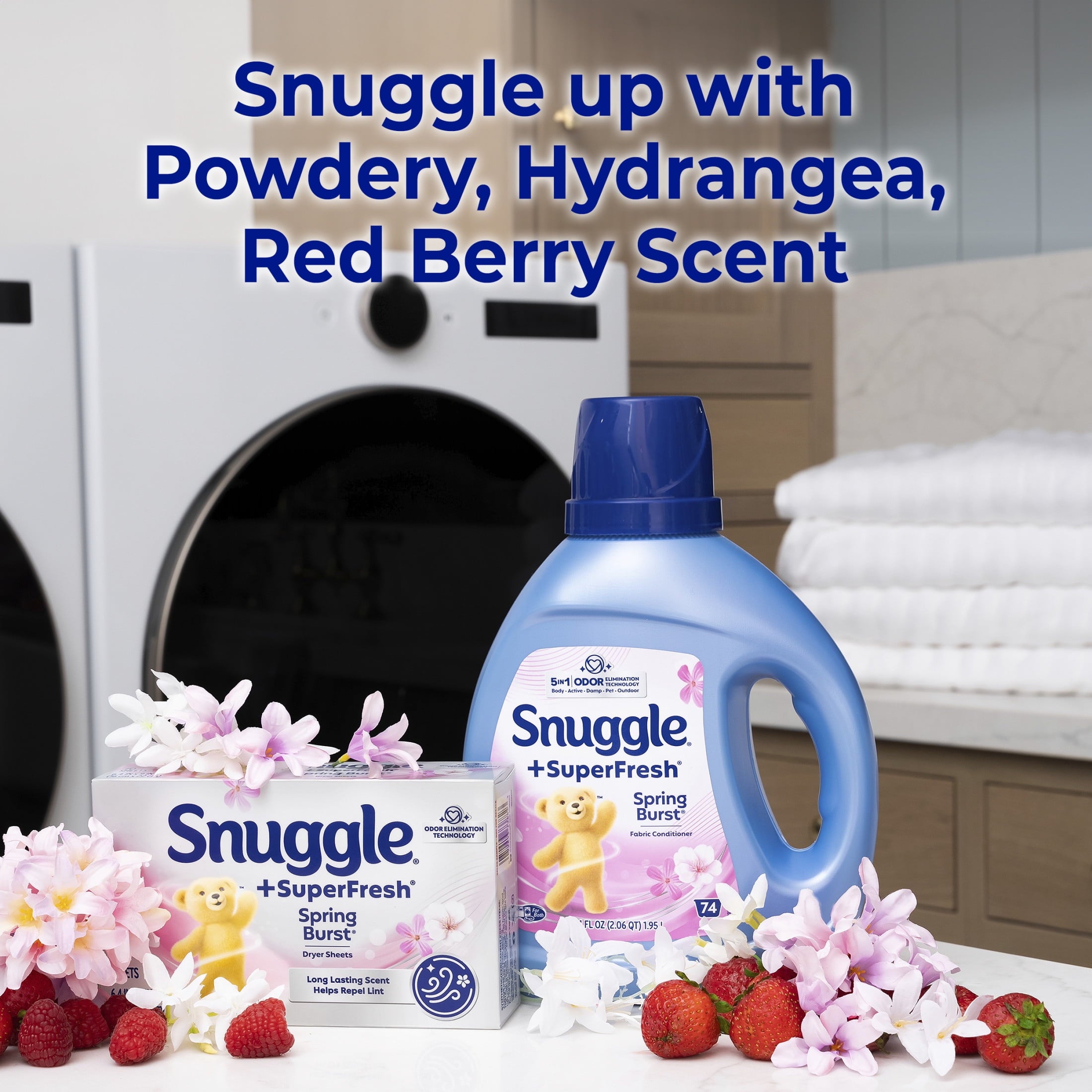 Snuggle SuperFresh Spring Burst Dryer Sheets - 105 Count - 2-Pack