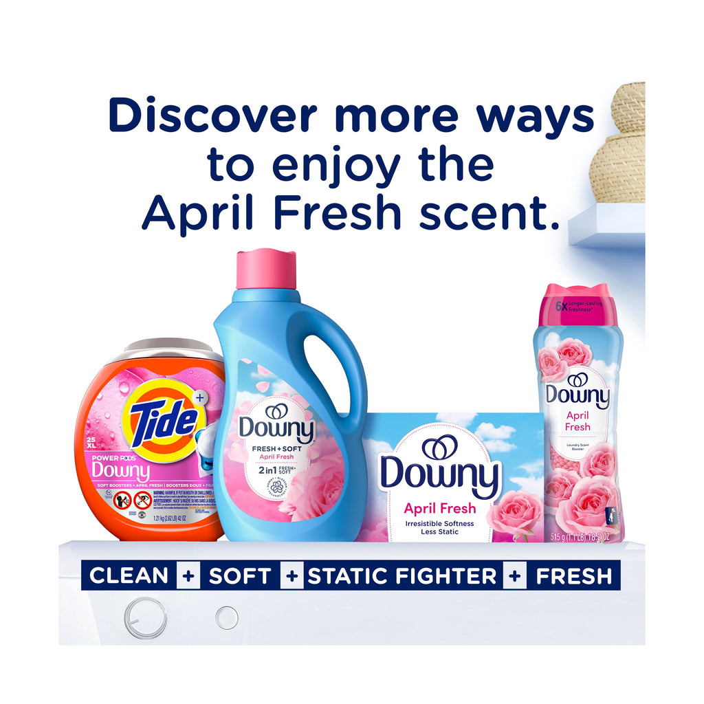 Downy Liquid Fabric Softener and Conditioner - April Fresh Scent, 140 fl oz, 190 Loads