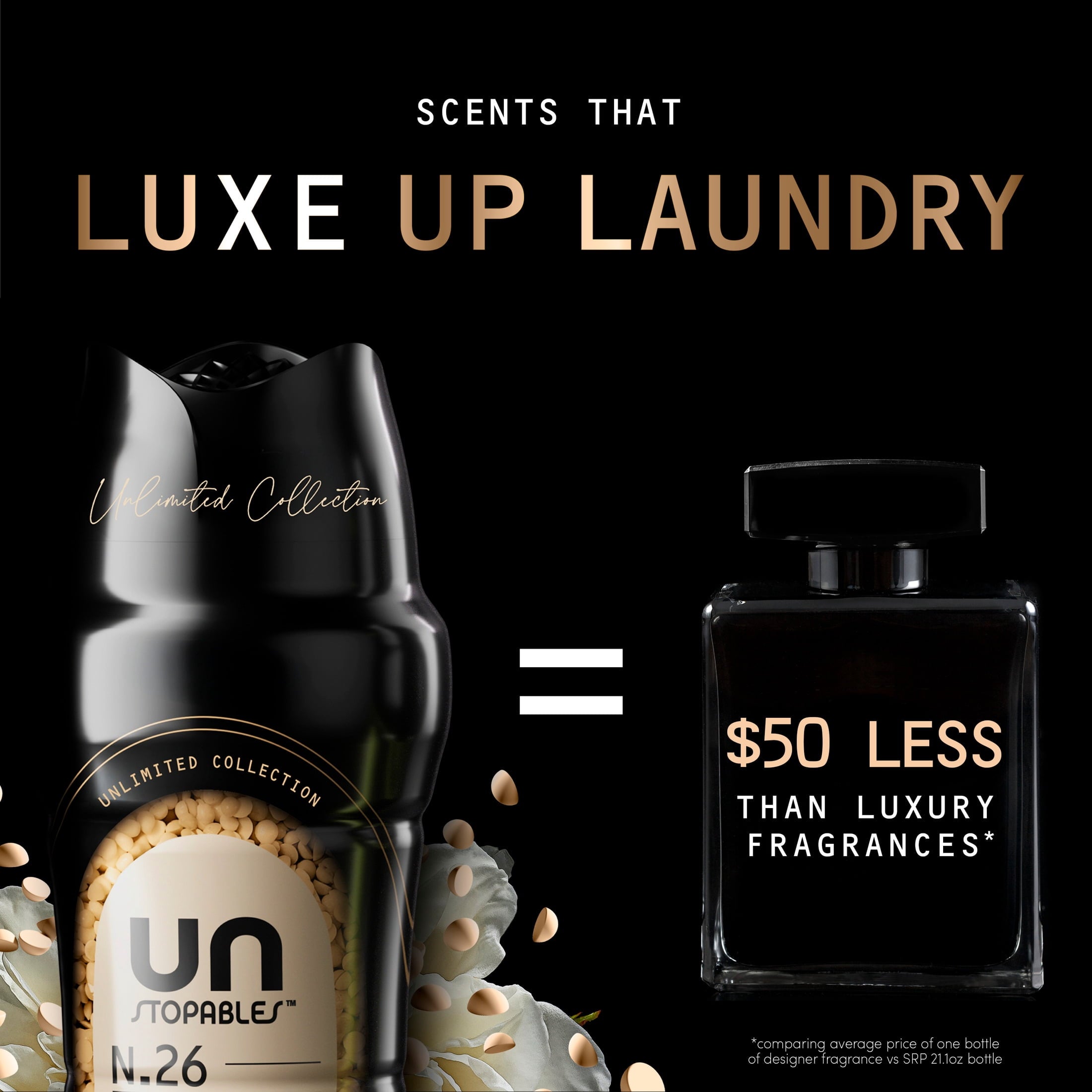 Downy Unstopables Unlimited Collection In-Wash Laundry Scent Booster Beads - N.26, 21.1 oz
