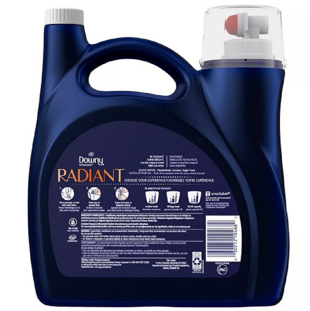 Downy Infusions Liquid Fabric Softener - Pineapple & Coconut (115 Oz, 170 Loads)