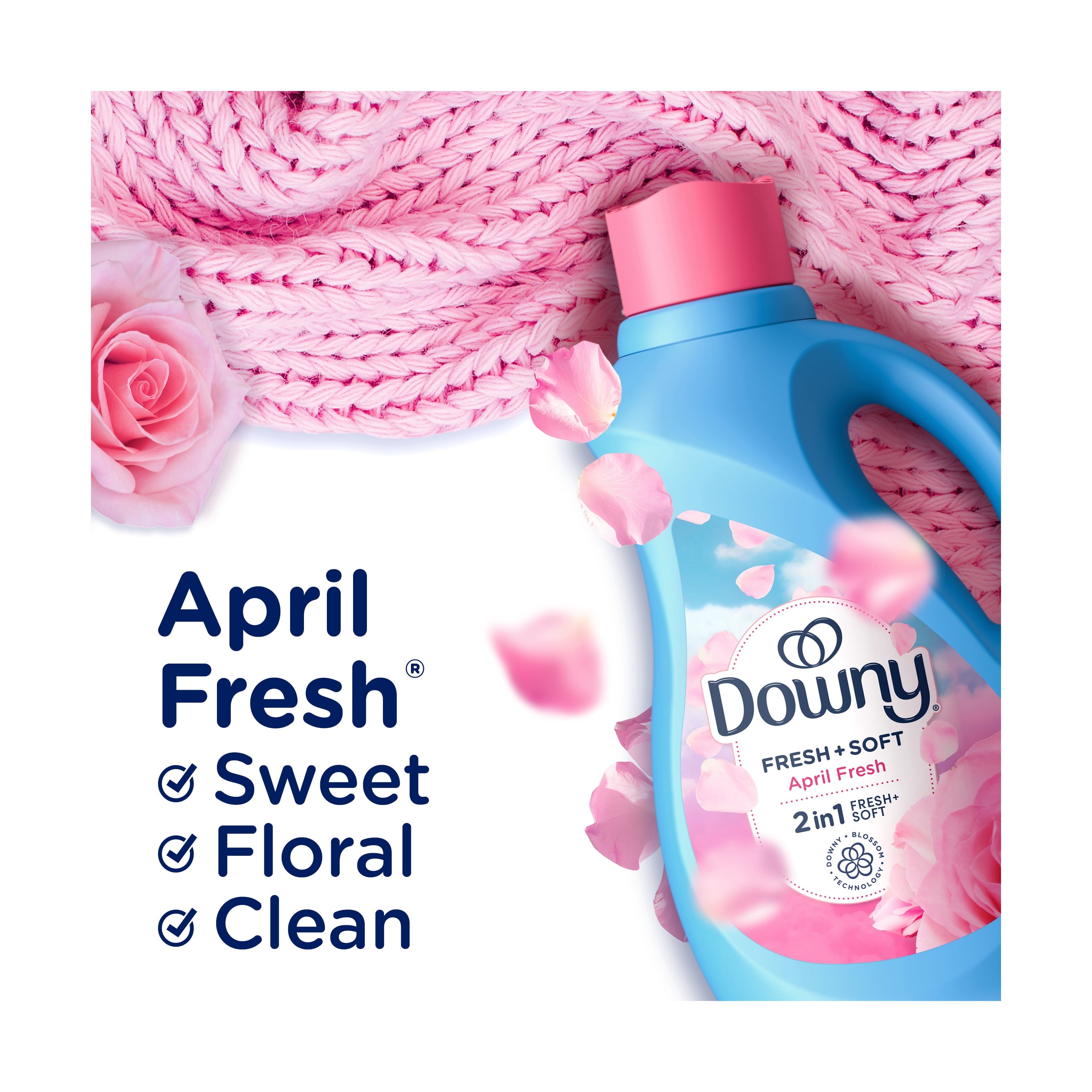 Downy Liquid Fabric Softener and Conditioner - April Fresh Scent, 140 fl oz, 190 Loads