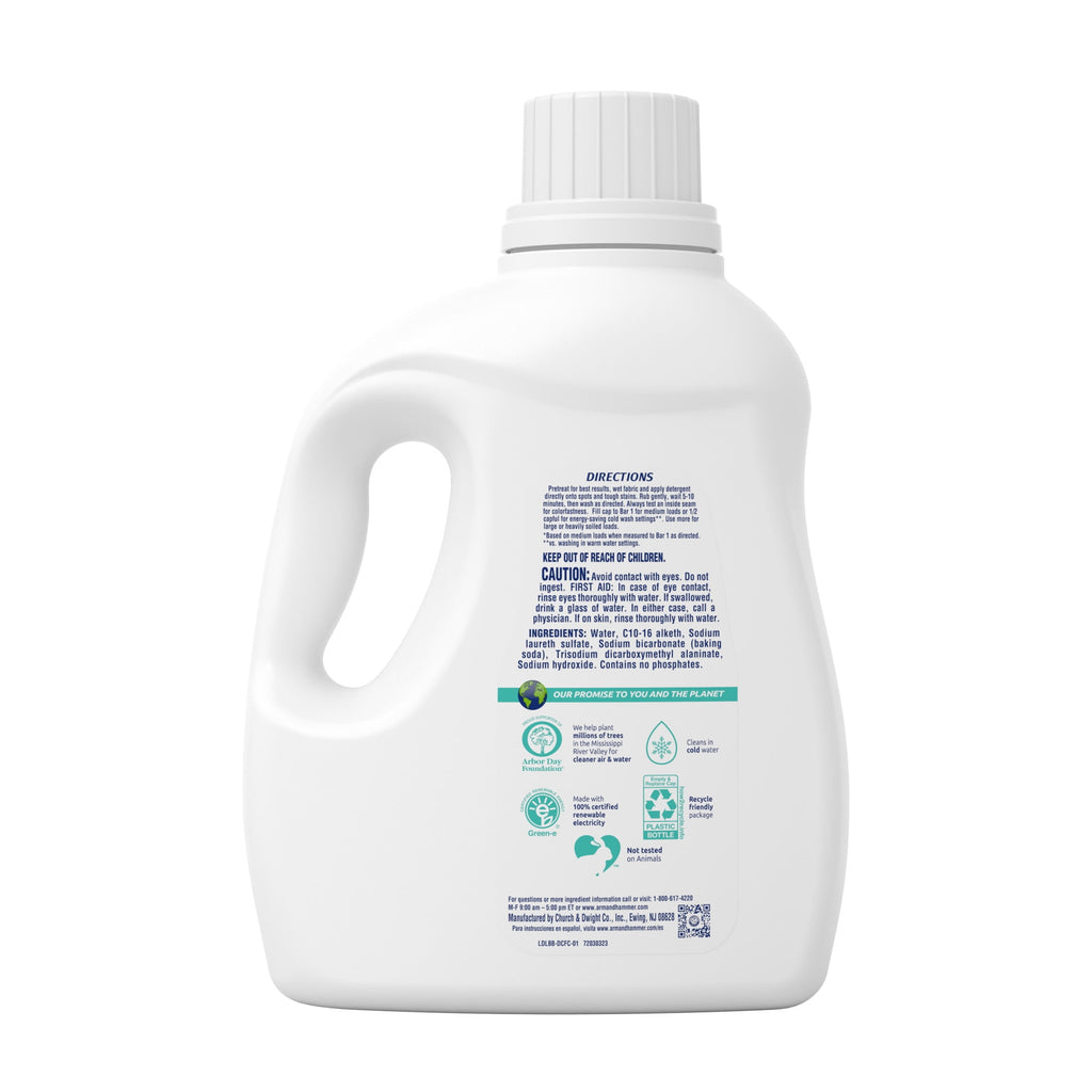 ARM & HAMMER Deep Clean Free & Clear Liquid Laundry Detergent - 102 fl oz, 68 Loads - 4-Pack