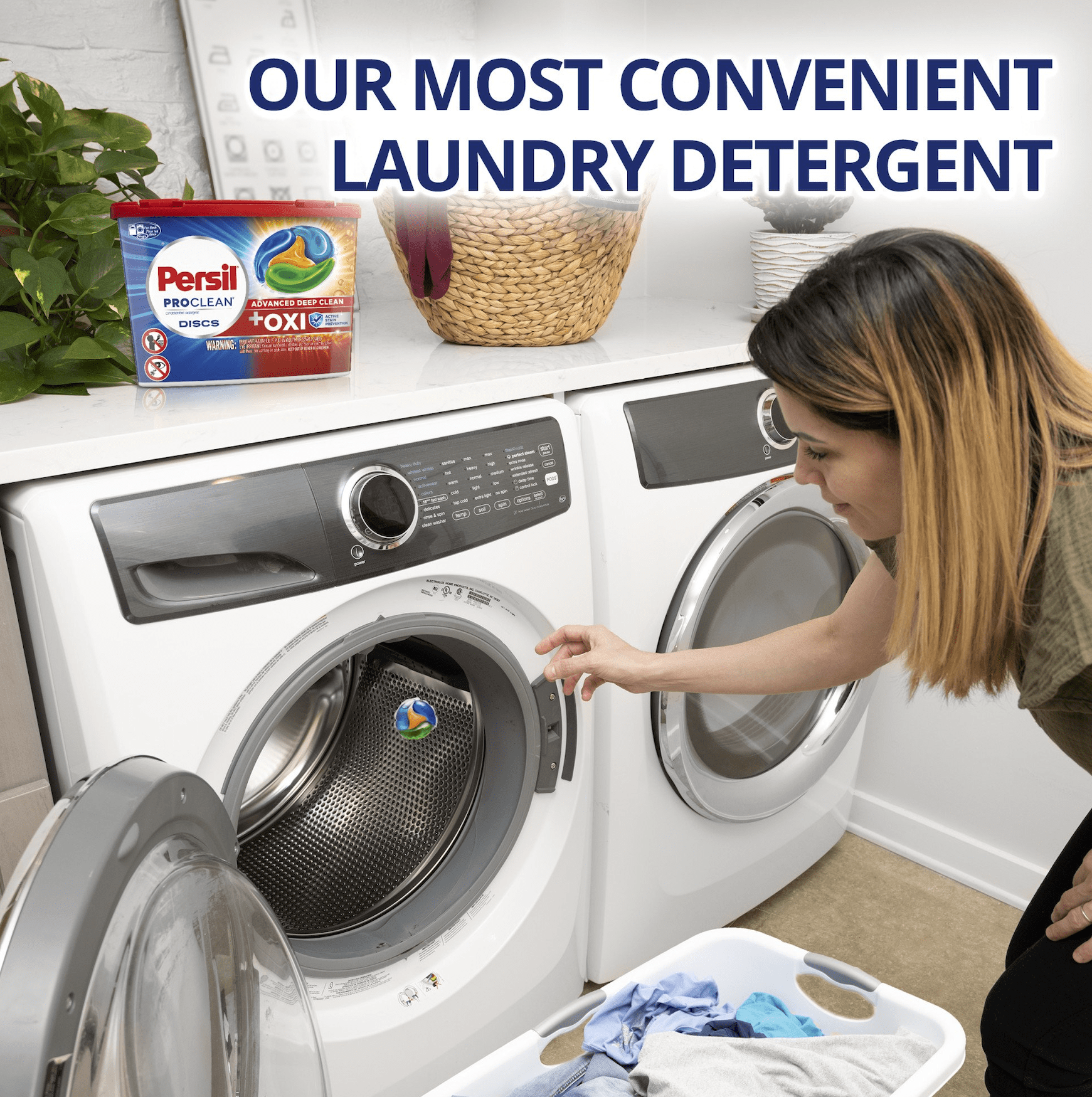 Persil Discs Laundry Detergent Pacs - Oxi, 15 Count - 2-Pack