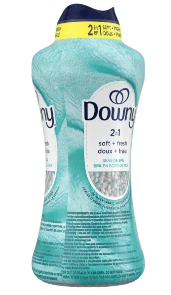 Downy 2-in-1 Soft + Fresh Fabric Softener - Seaside Spa, 910 g