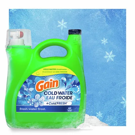 Gain Cold Water Liquid Laundry Detergent with Oxi 121 Washloads - 165oz