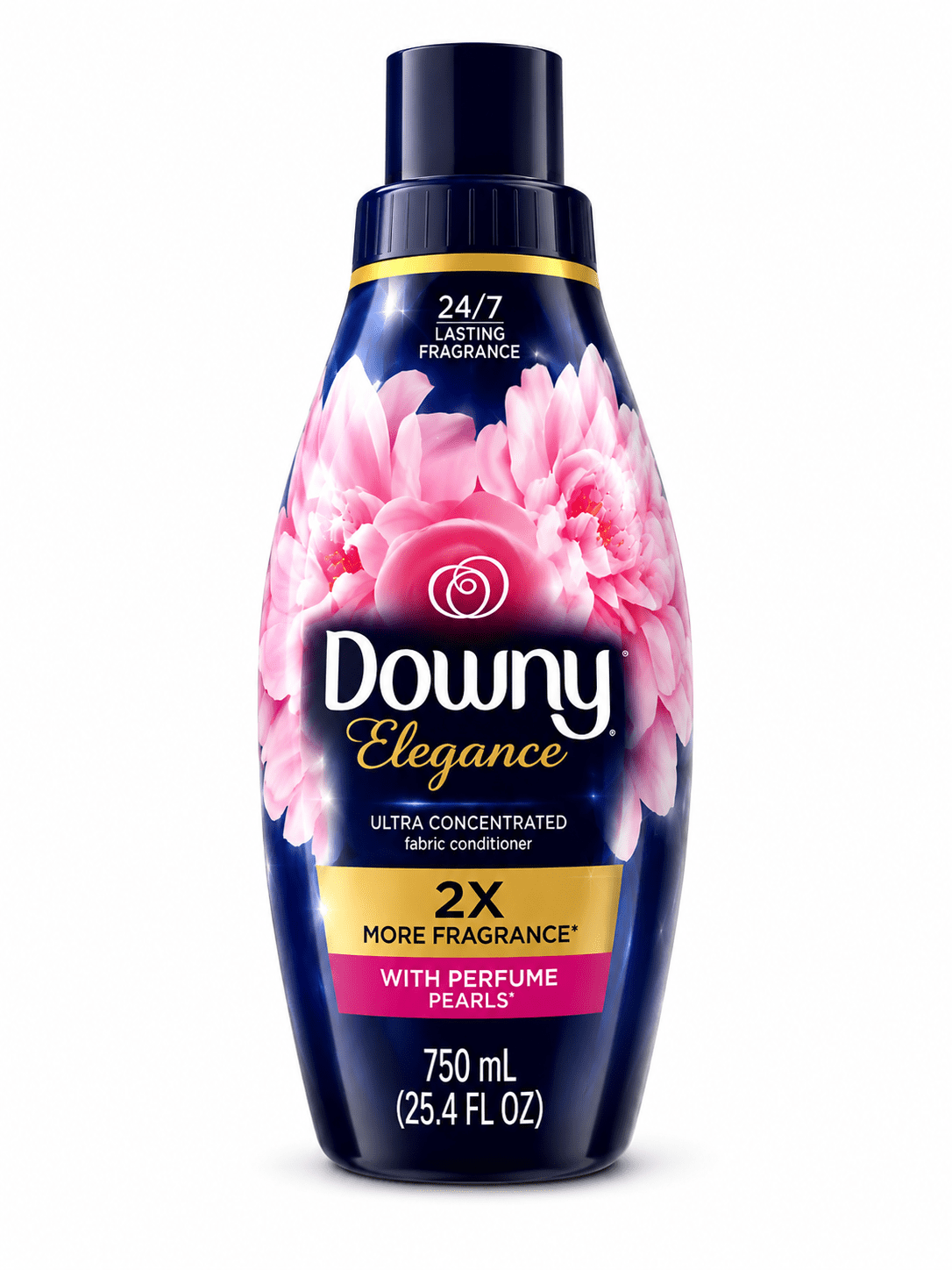 Downy Elegance Ultra Concentrated Fabric Softener - Elegance Scent, 750 mL, 2 Pack