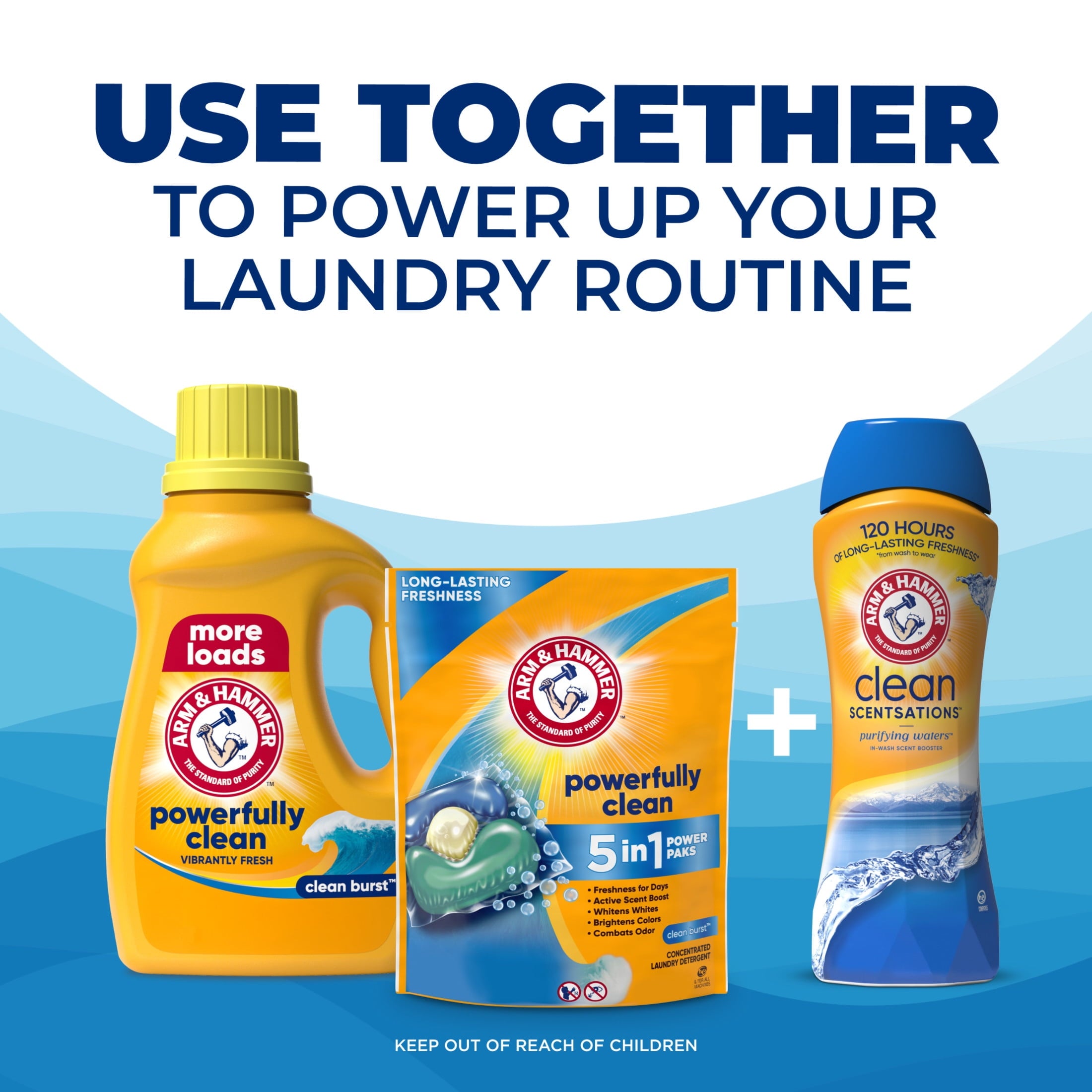 ARM & HAMMER Clean Burst Liquid Laundry Detergent - 110 Loads, 110 fl oz