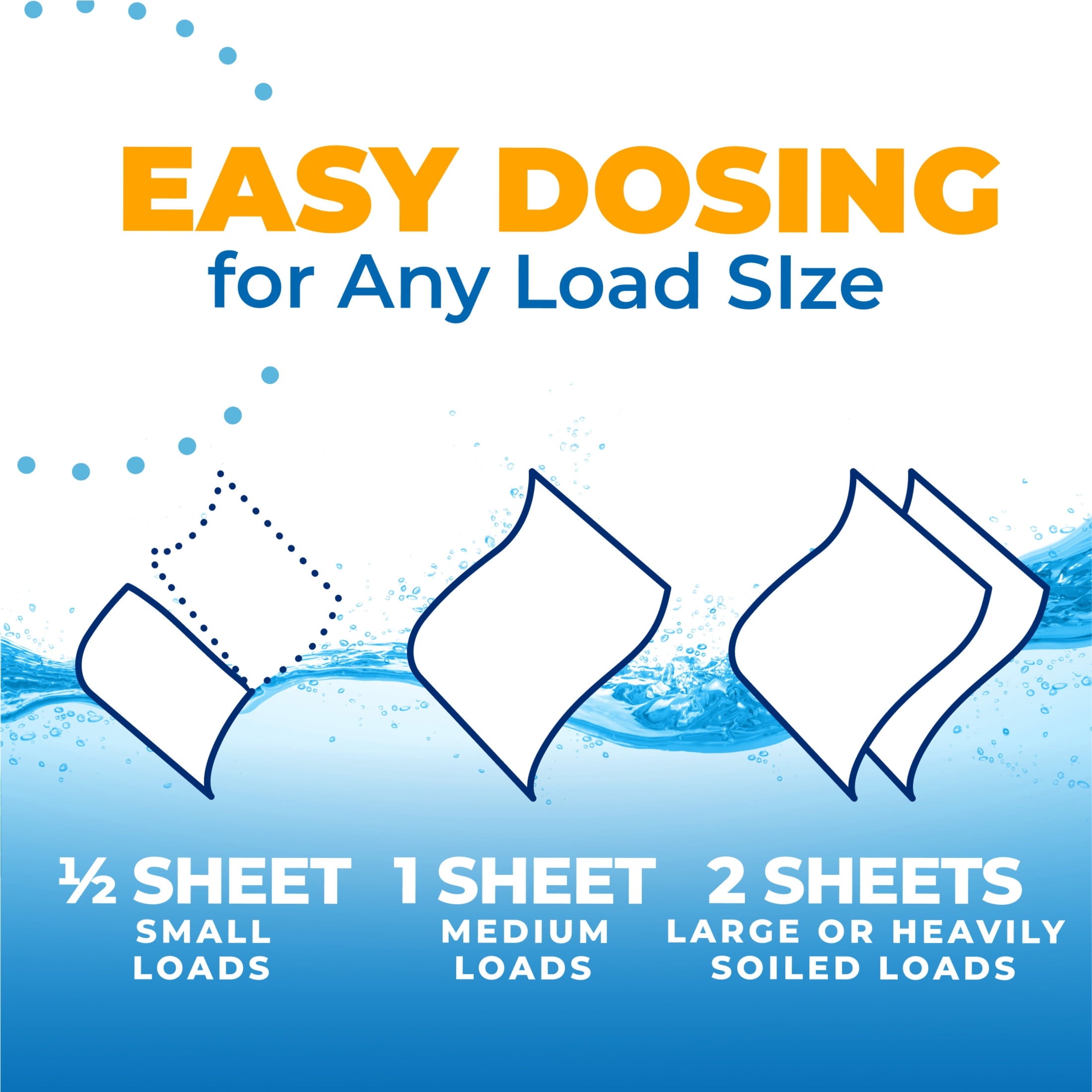 ARM & HAMMER Power Sheets Laundry Detergent - Fresh Breeze 60 Count, up to 120 small loads - 3-Pack