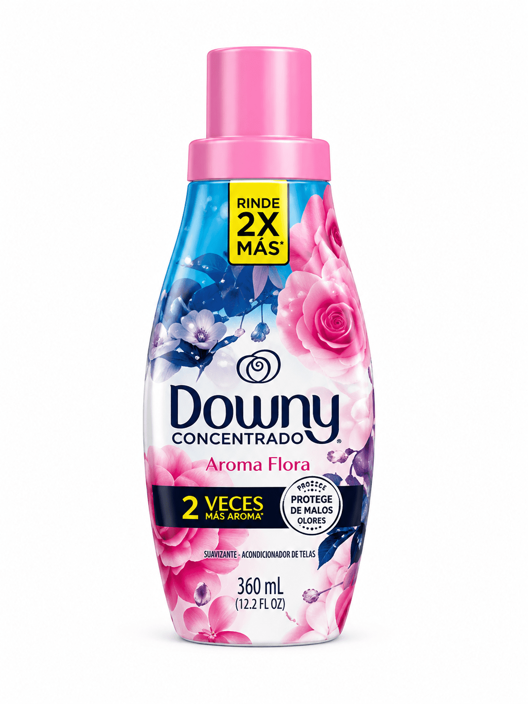 Downy Concentrado Aroma Flora Liquid Fabric Softener - Aroma Flora Scent, 360 mL (12.2 fl oz)