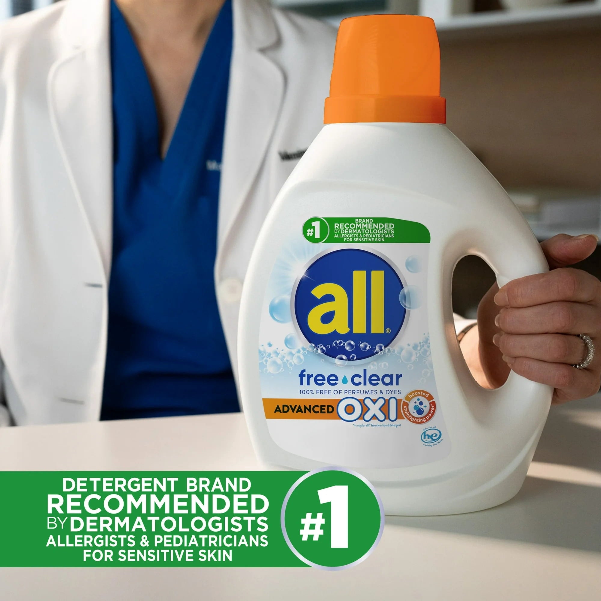 all Free Clear Liquid Laundry Detergent - Oxi, 141oz, 79 Loads
