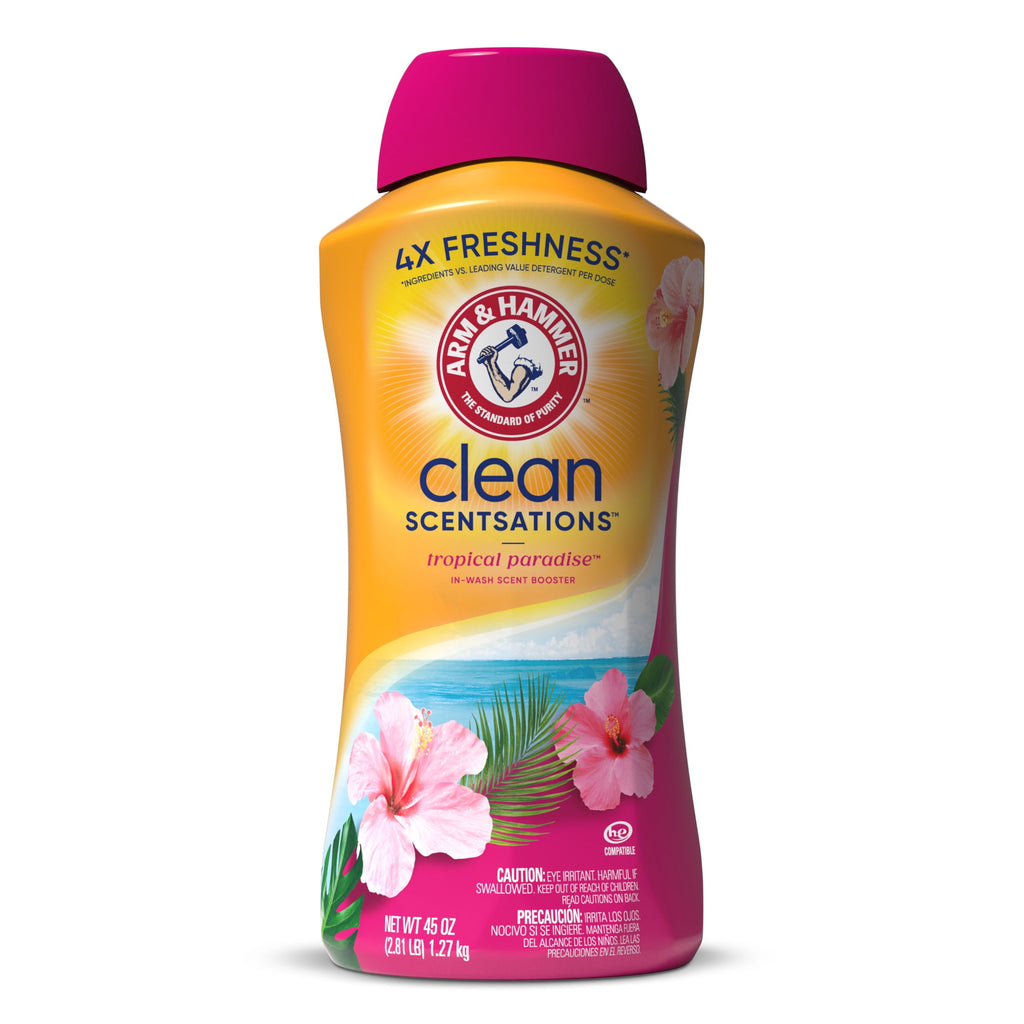 ARM & HAMMER Scent Booster - Laundry Beads Alternative, Tropical Paradise scent, 45 Oz