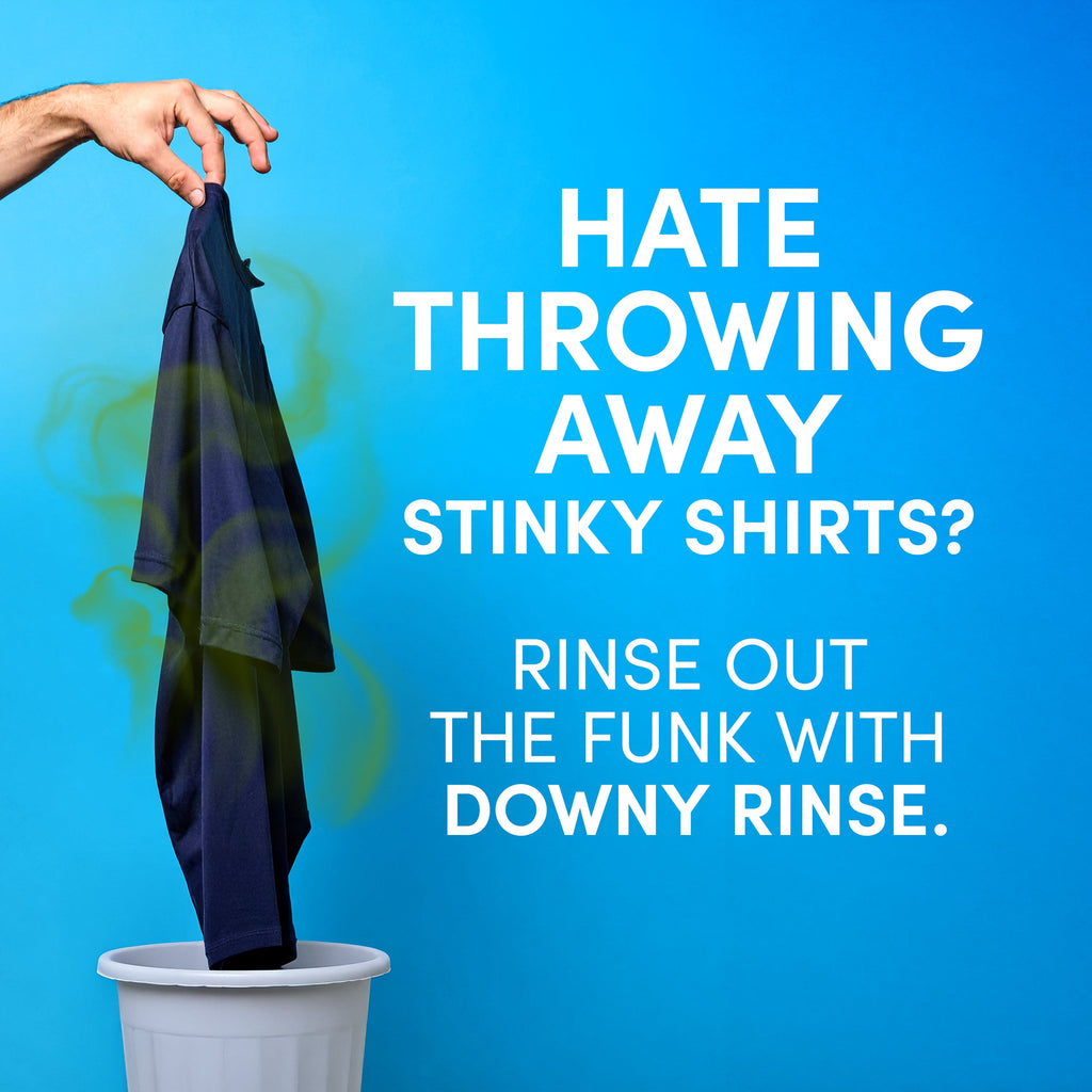 Downy Rinse Out Odor Laundry Rinse - Tackles Tough Odors and Refreshes, Spring Breeze Scent, 36.7 fl oz