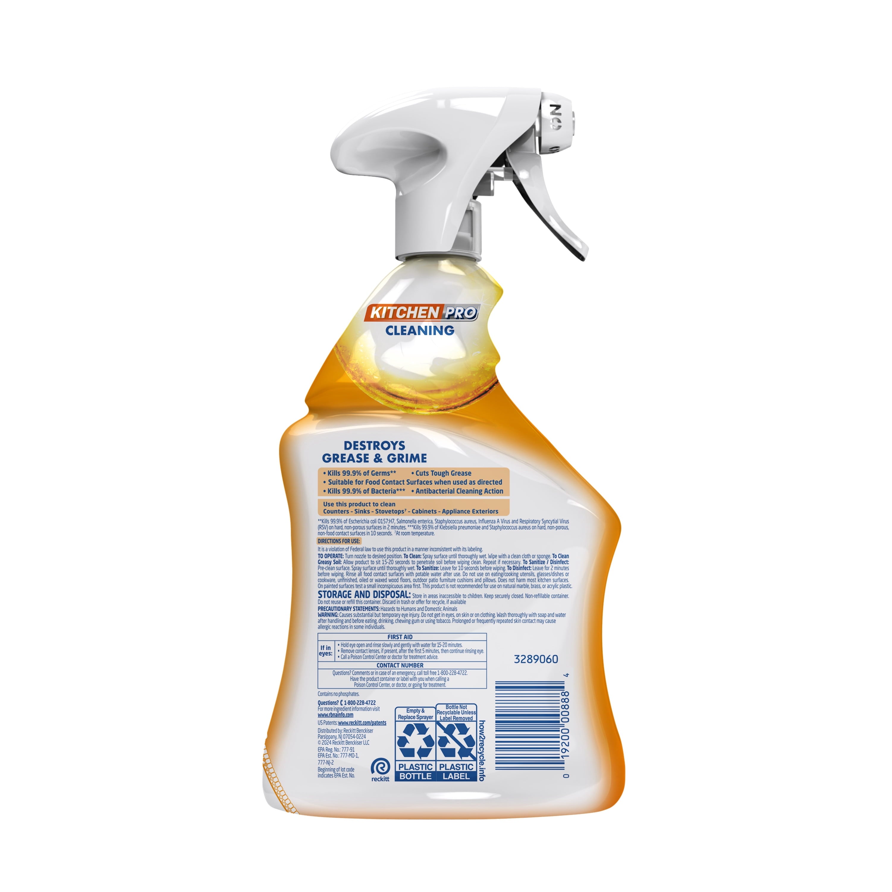 LYSOL® Kitchen Pro Antibacterial Cleaner - Trigger 9/22 fl oz.