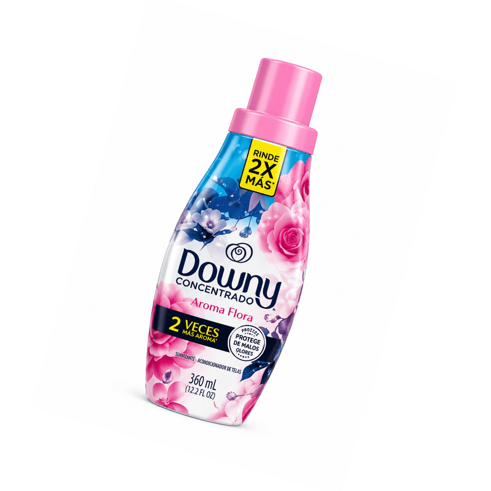 Downy Concentrado Aroma Flora Liquid Fabric Softener - Aroma Flora Scent, 360 mL (12.2 fl oz)