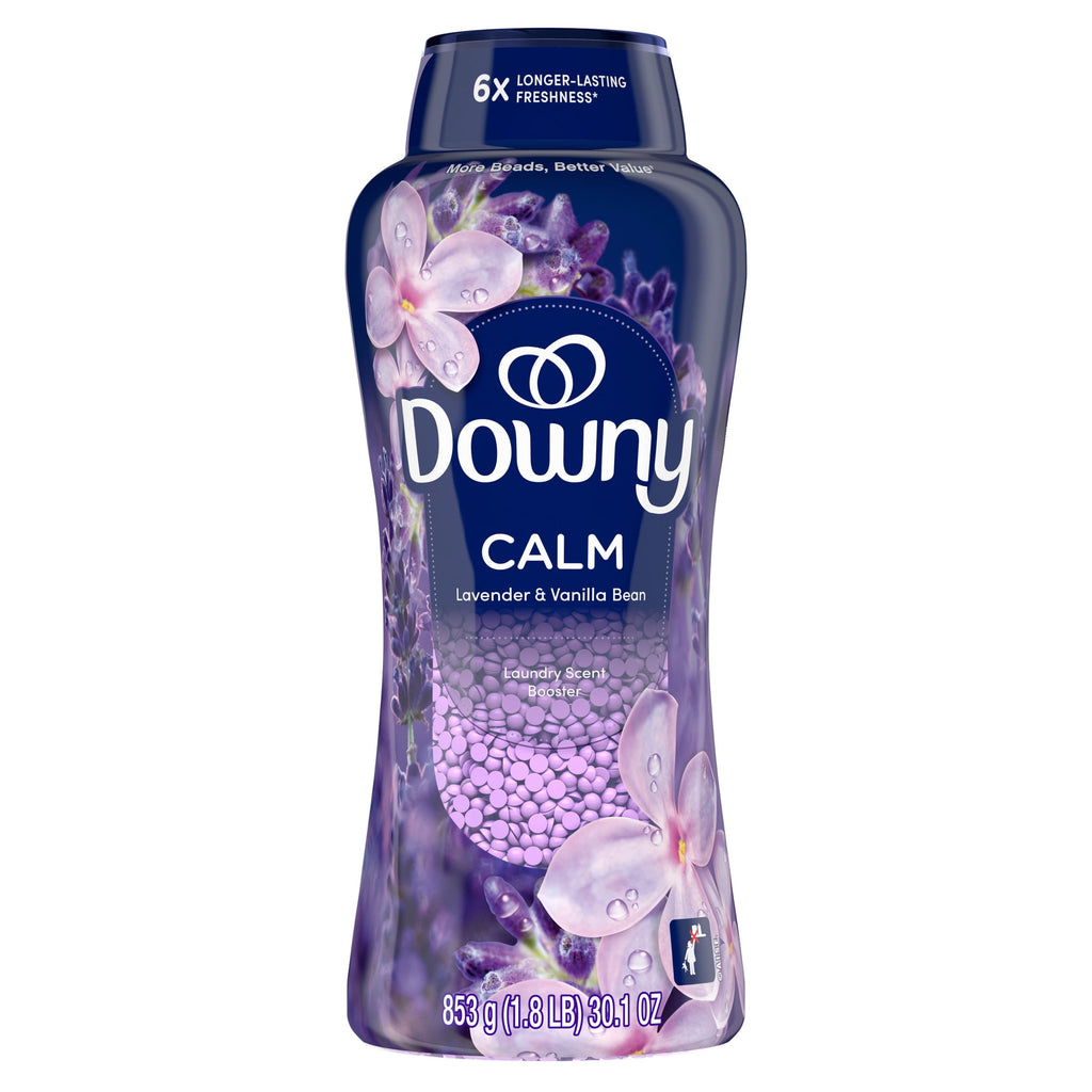 Downy Laundry Scent Beads - In-Wash Scent Booster, Infusions Calm Lavender and Vanilla Bean Scent, 30.1 oz