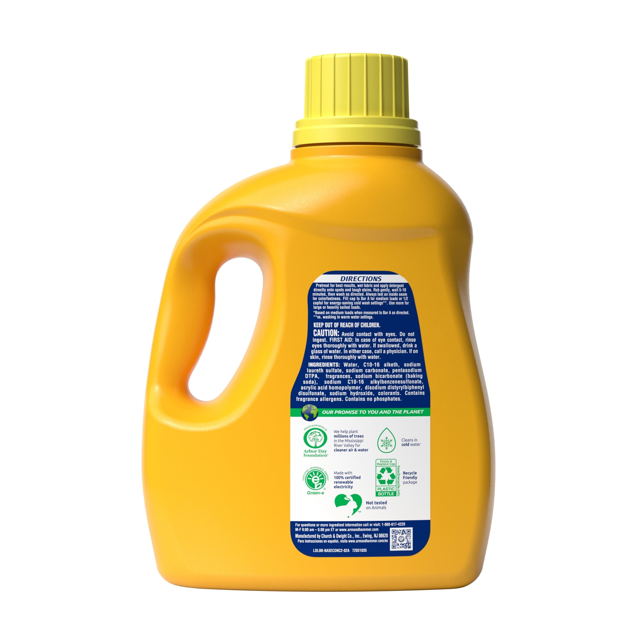 ARM & HAMMER Clean Burst - 105 Loads Liquid Laundry Detergent, 105 fl oz