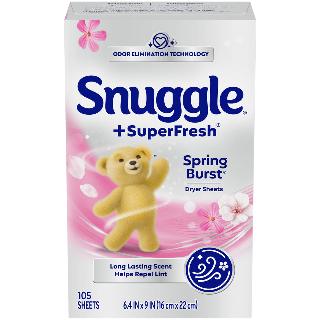 Snuggle SuperFresh Spring Burst Dryer Sheets - 105 Count - 2-Pack
