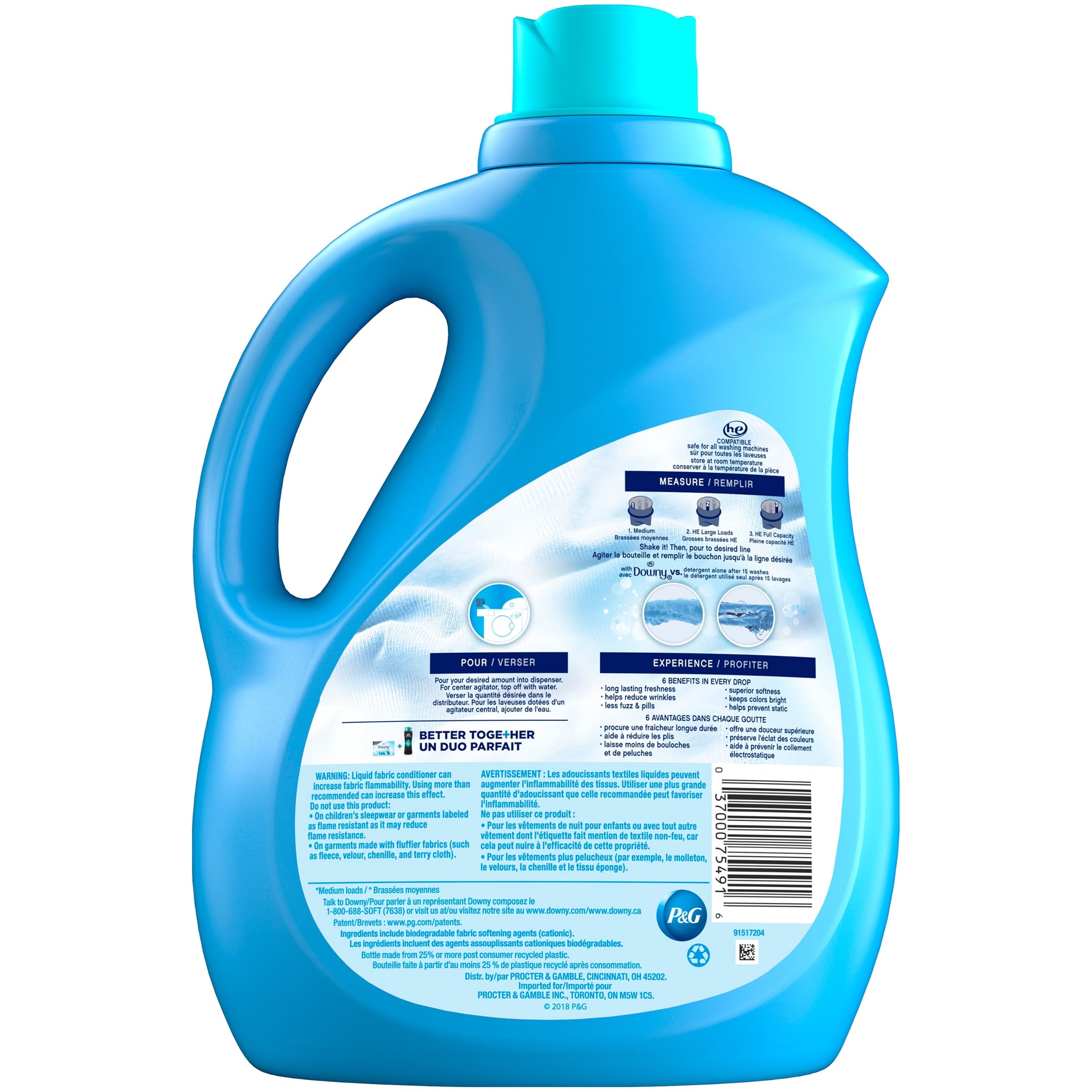 Ultra Downy® Cool Cotton Liquid Fabric Conditioner - 120 Loads 103 fl. oz.