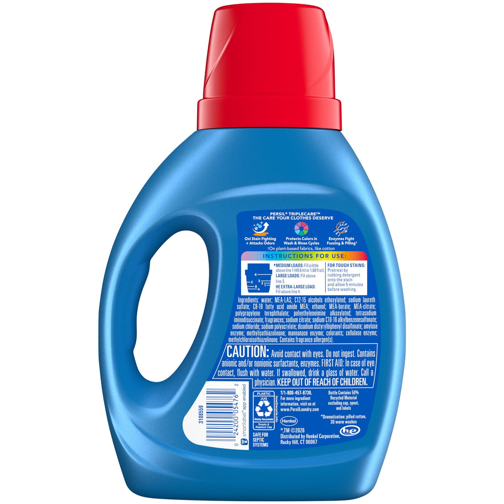 Persil Deep Clean Liquid Laundry Detergent - Original, 34 fl oz, 25 loads