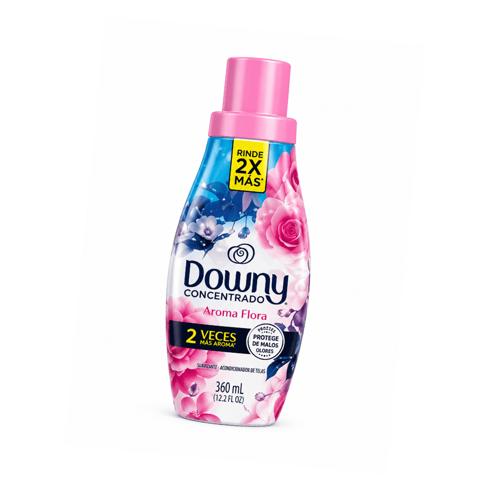 Downy Concentrado Aroma Flora Liquid Fabric Softener - Aroma Flora Scent, 360 mL (12.2 fl oz)