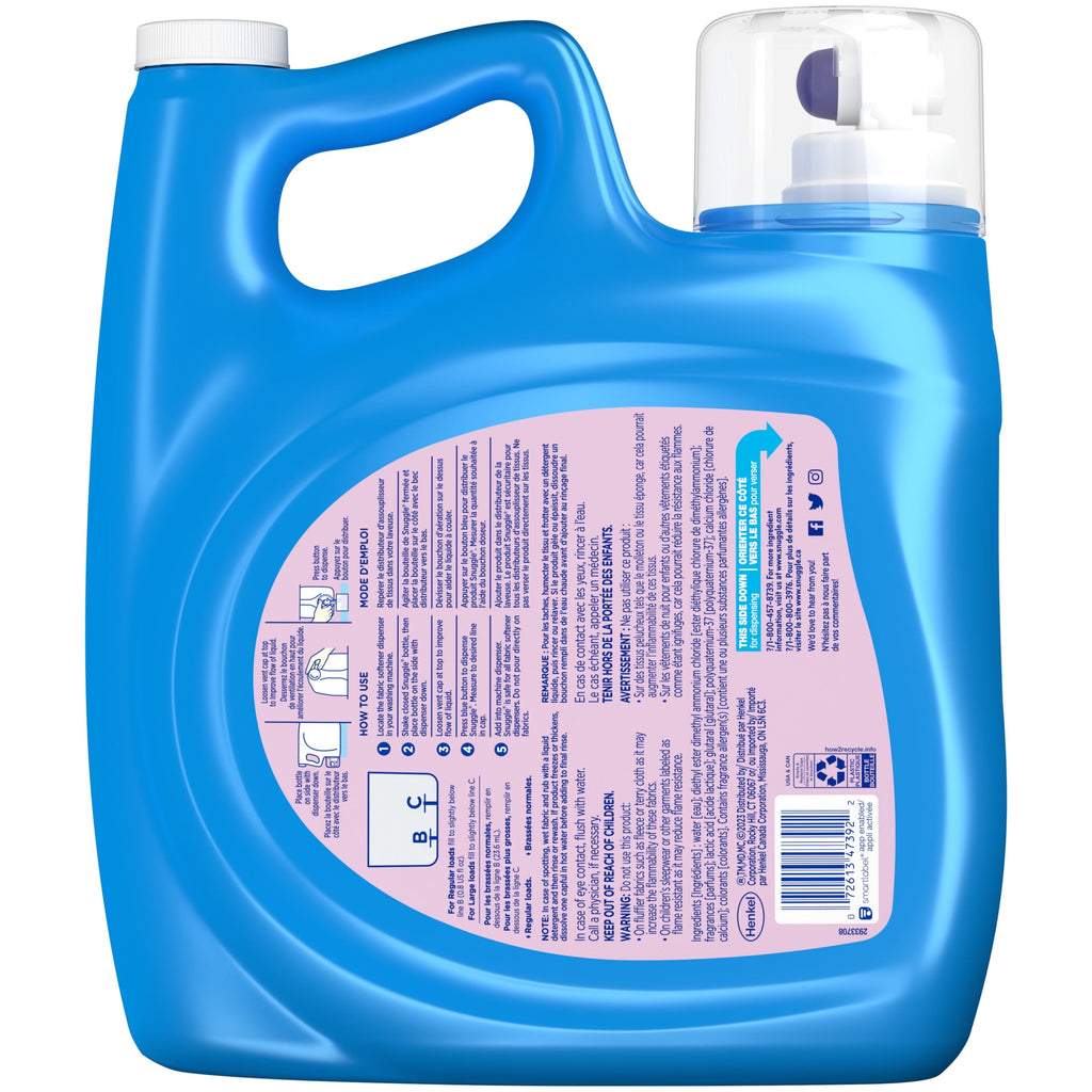Snuggle Liquid Fabric Softener - Lavender & Vanilla Orchid, 145 oz, 181 Loads