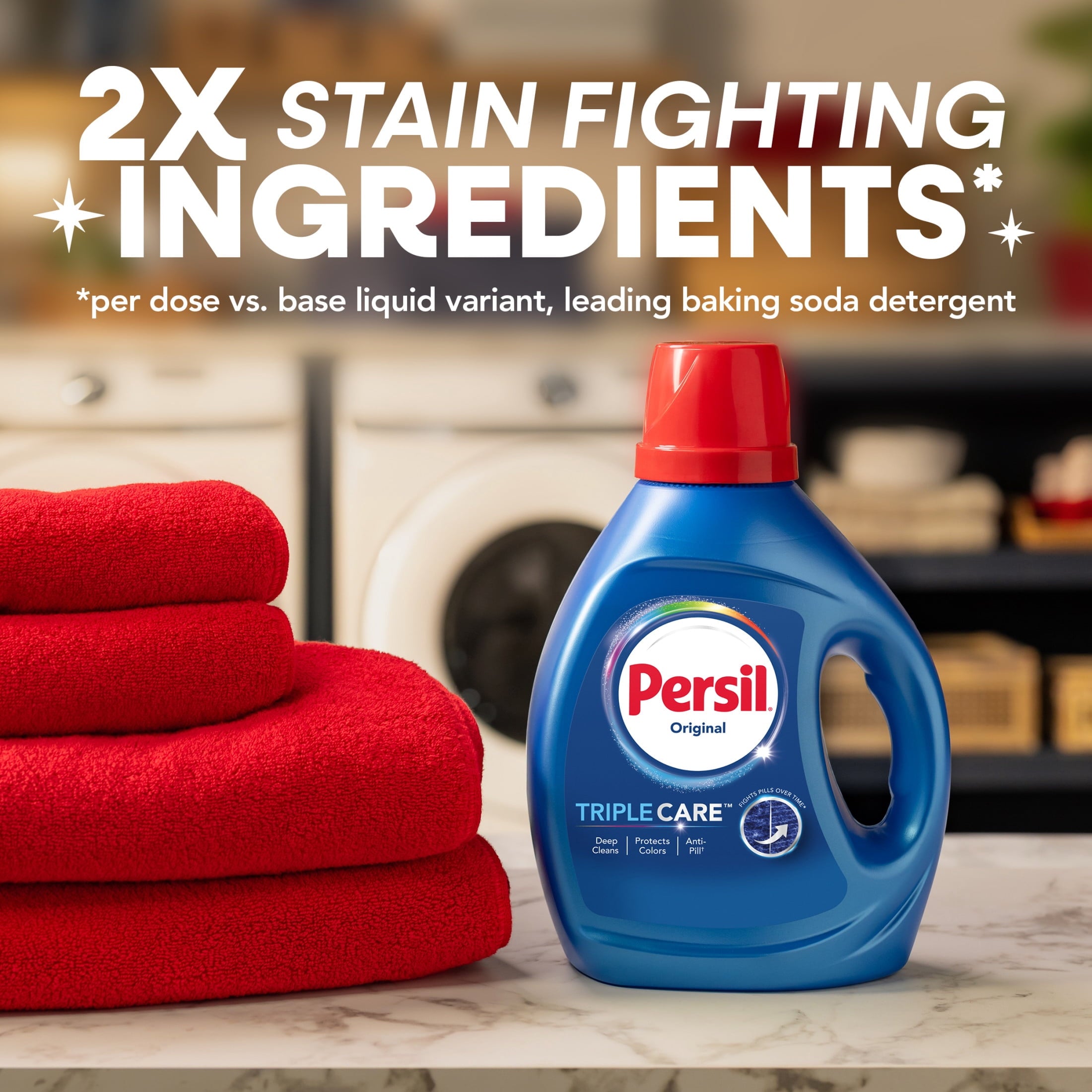 Persil Deep Clean Liquid Laundry Detergent - Original, 34 fl oz, 25 loads