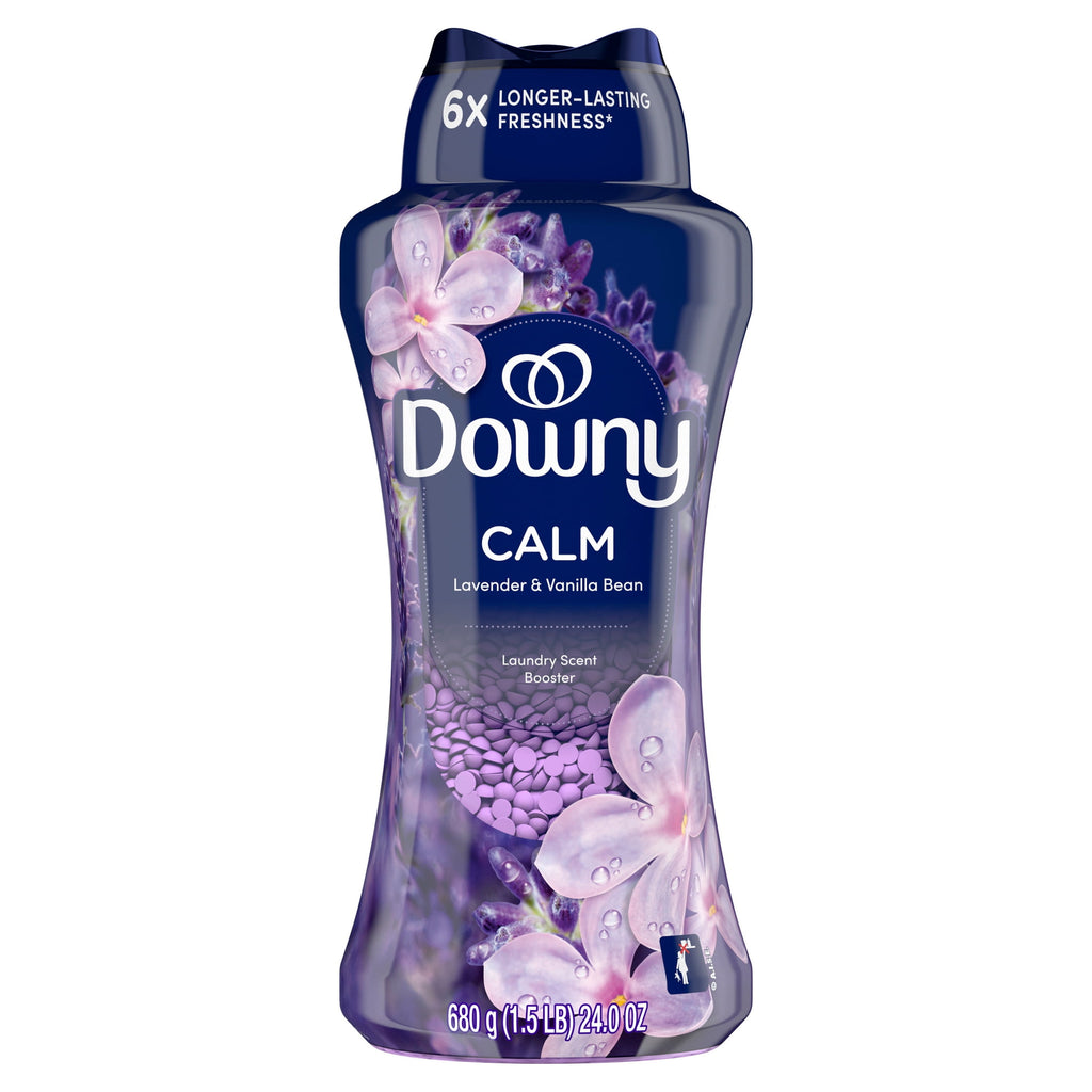 Downy Infusions Calm In-Wash Laundry Scent Booster Beads - Lavender and Vanilla Bean Scent, 24 oz