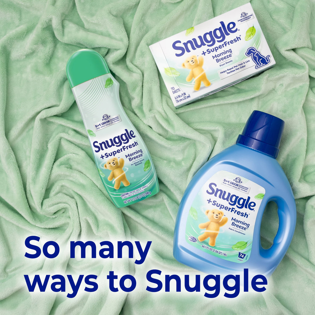 Snuggle SuperFresh Morning Breeze - Dryer Sheets, 105 Count