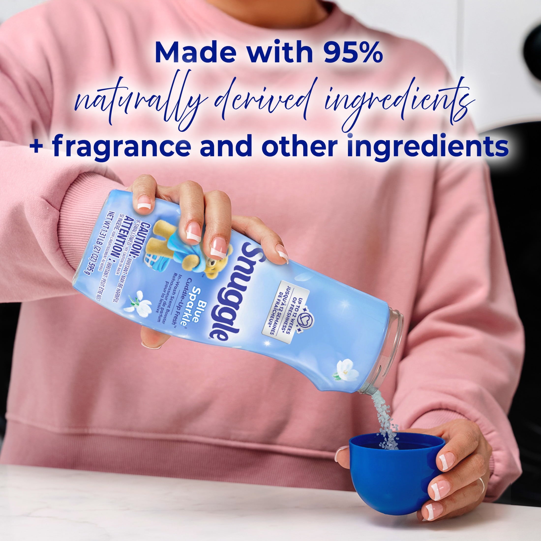Snuggle Blue Sparkle Cuddle-Up Fresh Scent Booster - 21 Ounce