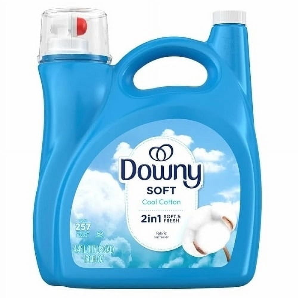 Downy Soft and Fresh Fabric Softener - Cool Cotton (150 Fluid Ounce)