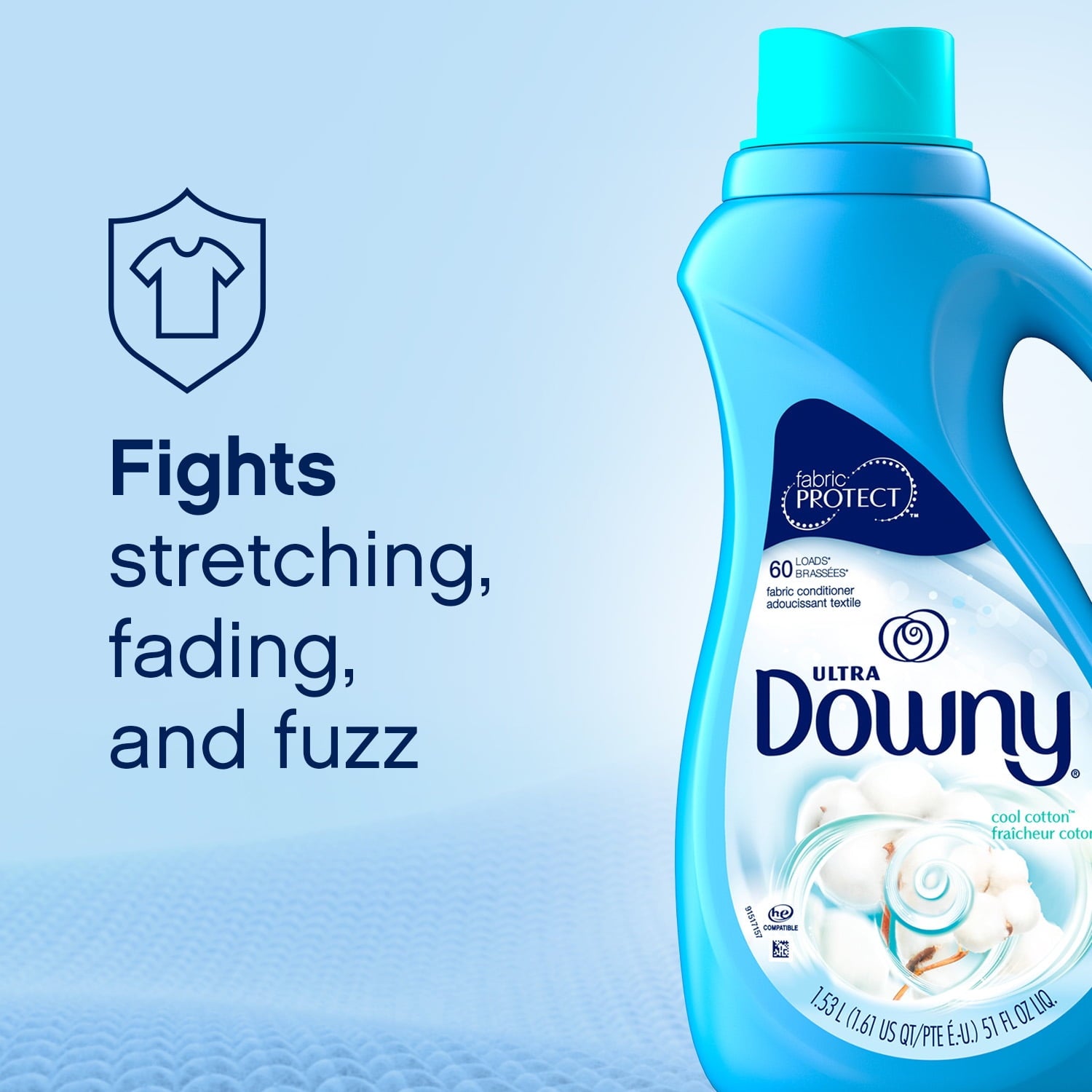 Ultra Downy® Cool Cotton Liquid Fabric Conditioner - 120 Loads 103 fl. oz.