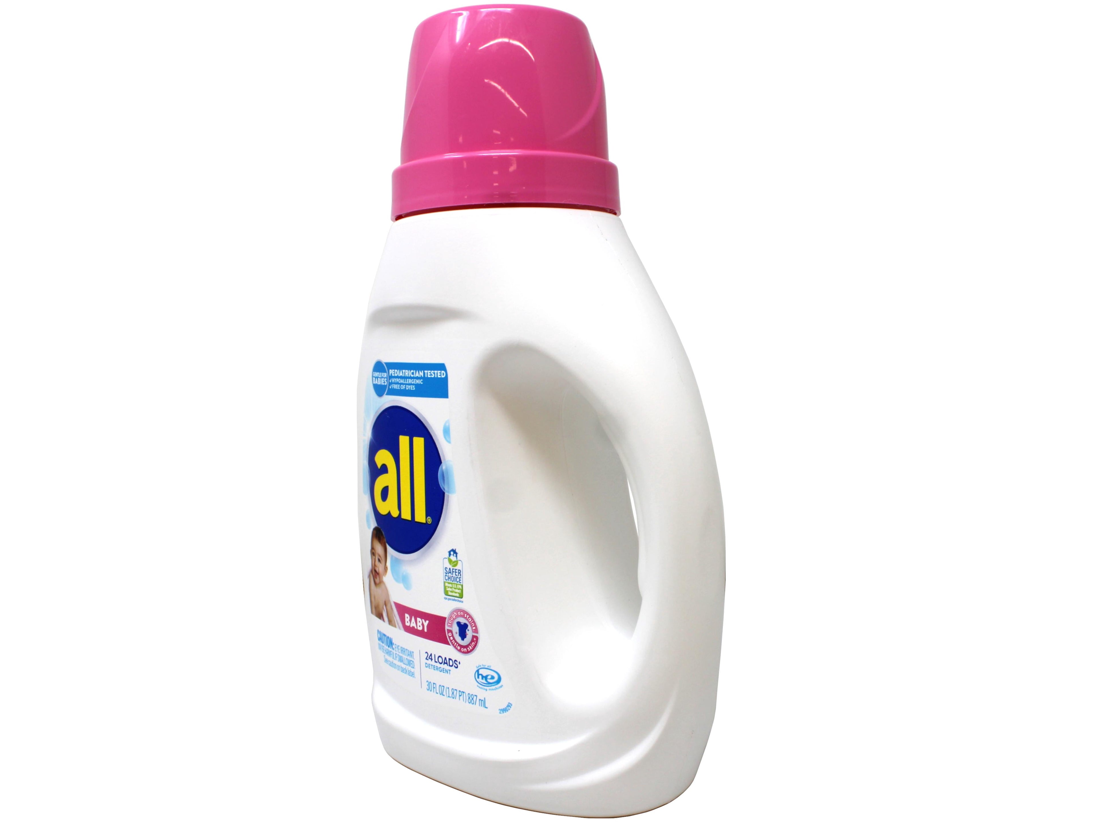 All Liquid Laundry Detergent - Gentle for Baby, 24 Loads, 30 FL OZ - 3 Pack