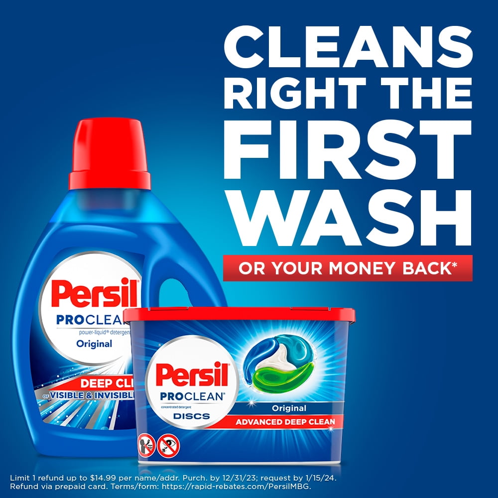 Persil Discs Laundry Detergent Pacs - Original, 40 Count