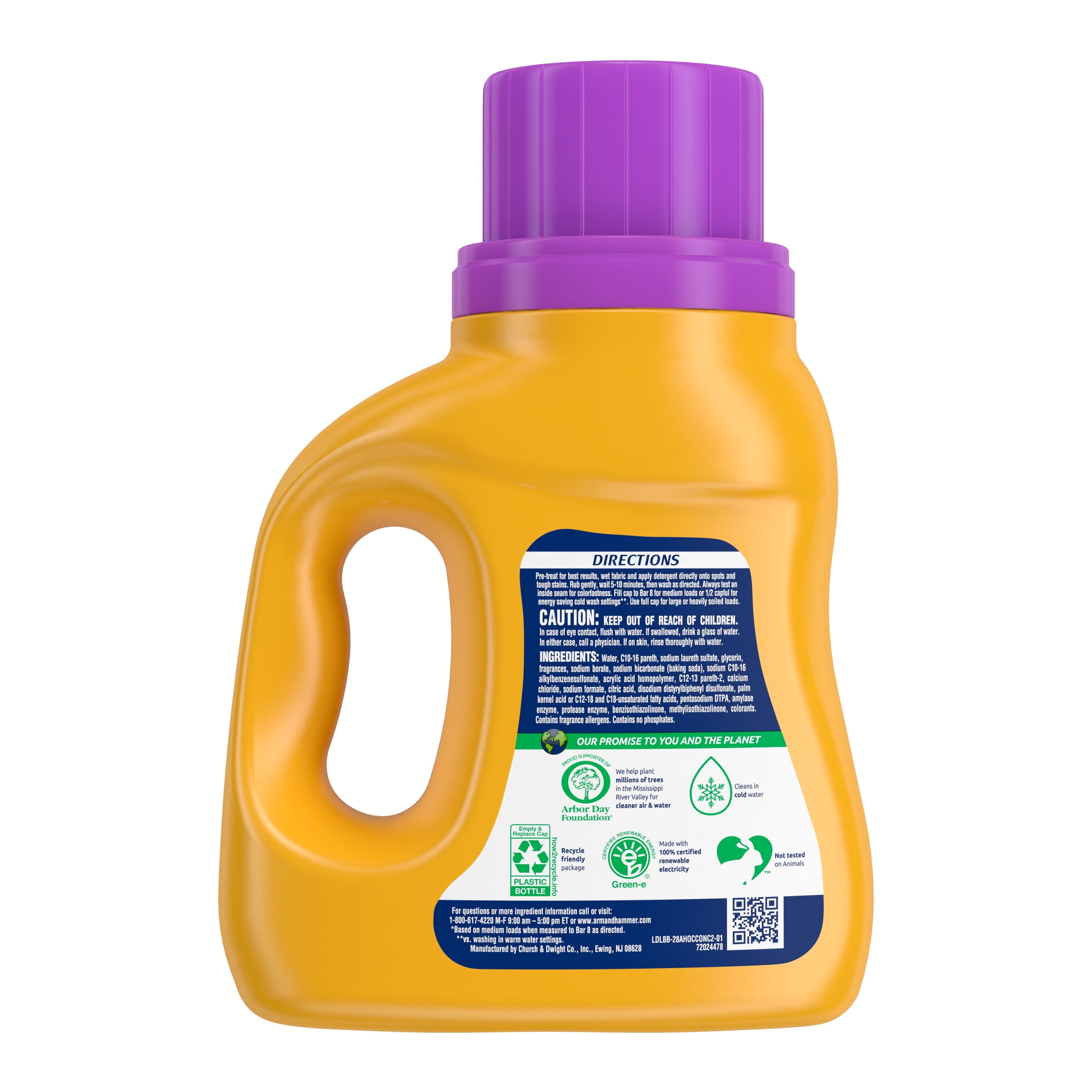 Arm & Hammer Plus OxiClean Odor Blasters Fresh Burst - 21 Loads Liquid Laundry Detergent, 27.5 Fl oz