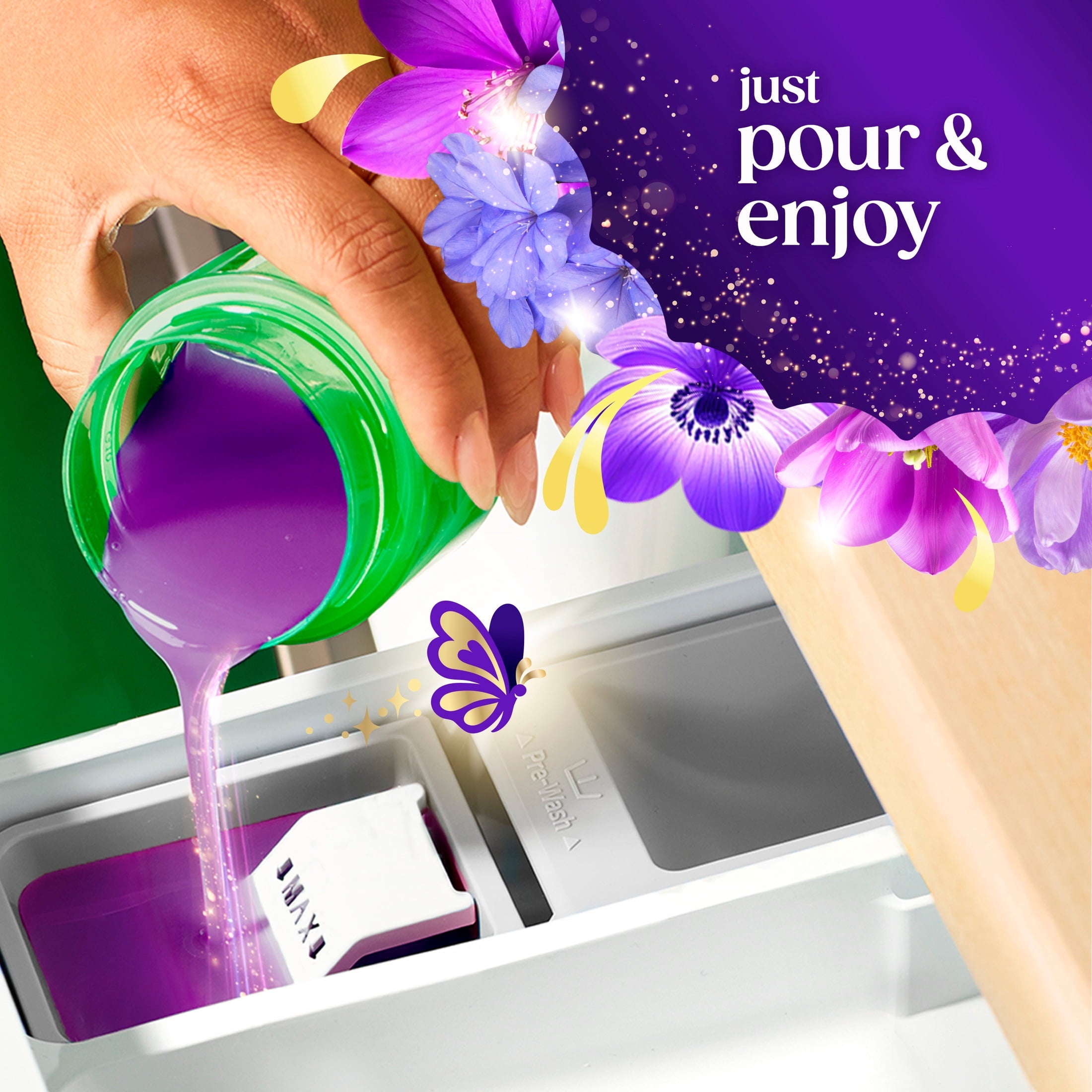 Gain Plus Liquid Laundry Detergent - Now with Odor Defense + OXI, Moonlight Breeze Scent, 99 fl oz, 75 Loads